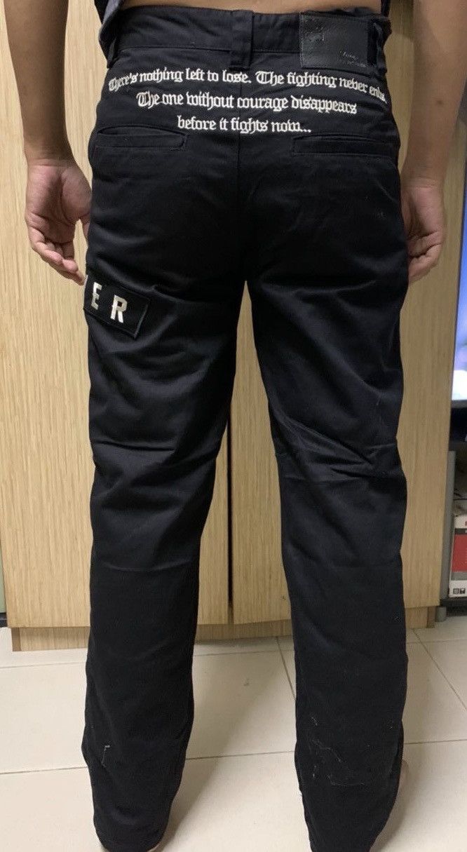 Japanese Brand 💸BindingOffer💸 Japanese Pants “DIVINER” nice design Size US 32 / EU 48 - 3 Thumbnail