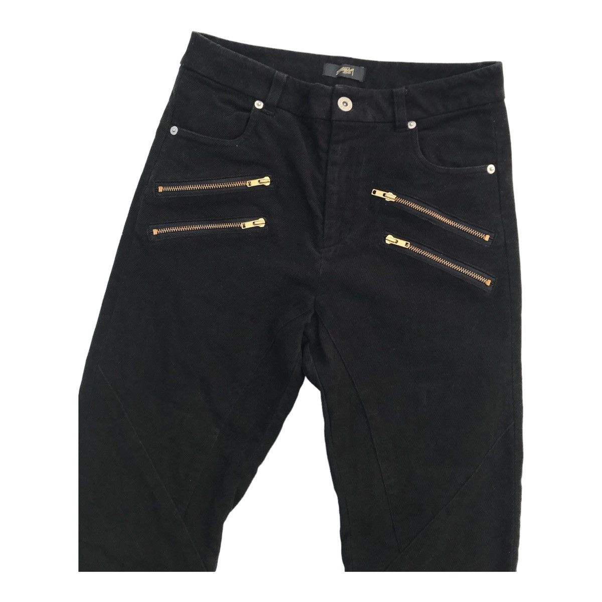 Stussy Stussy Women Casual Zipper Bondage Pants Size 27" / US 4 / IT 40 - 4 Thumbnail