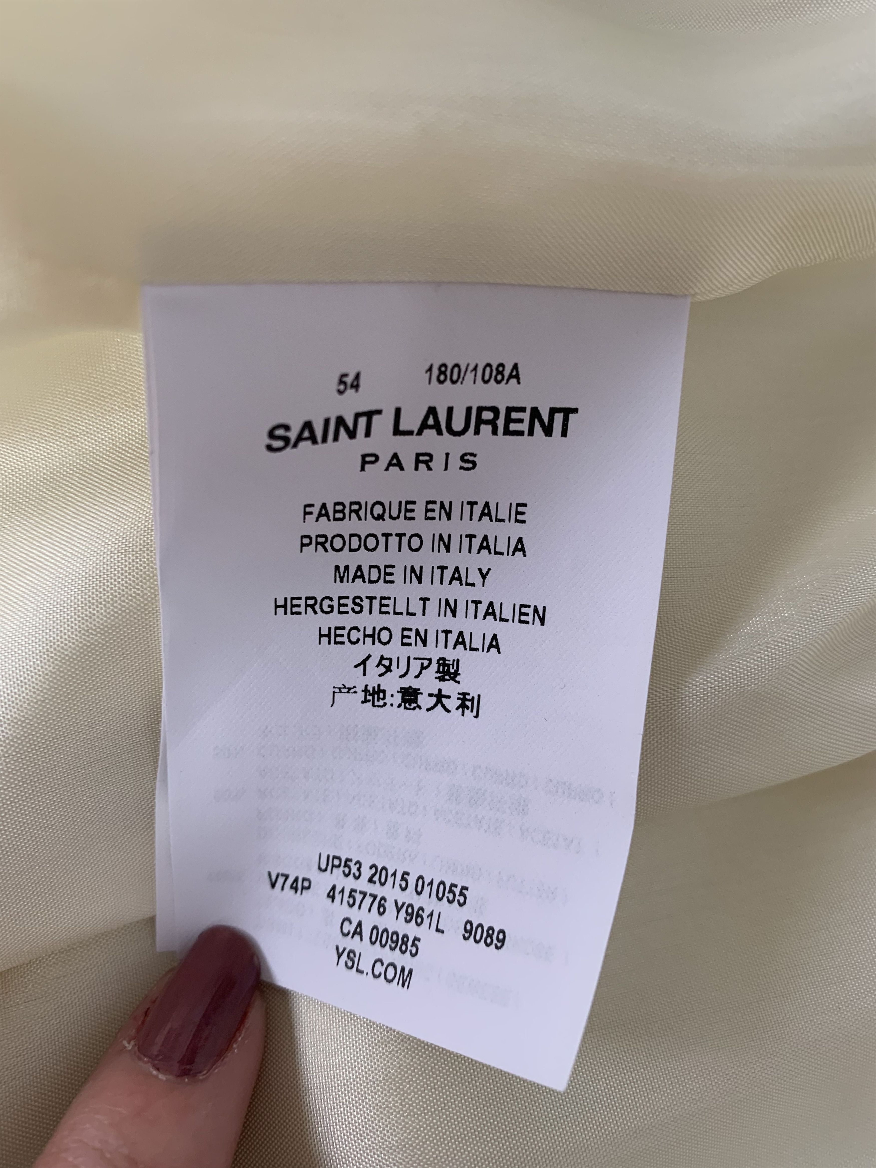 Saint Laurent Paris Saint Laurent Paris 16ss Animal sequin Bomber Jacket Size US L / EU 52-54 / 3 - 5 Thumbnail