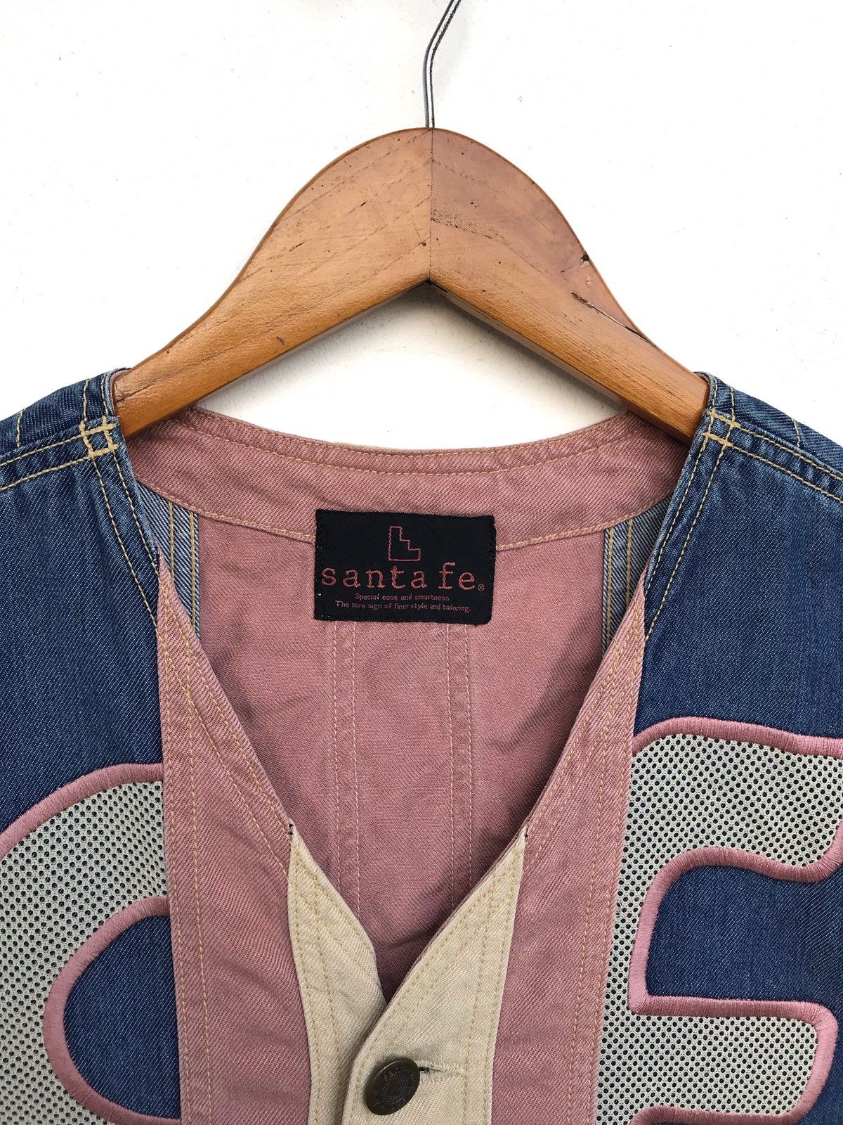 Japanese Brand Japanese Brand Santa Fe Streetwear Fashion Vest Size US M / EU 48-50 / 2 - 2 Thumbnail