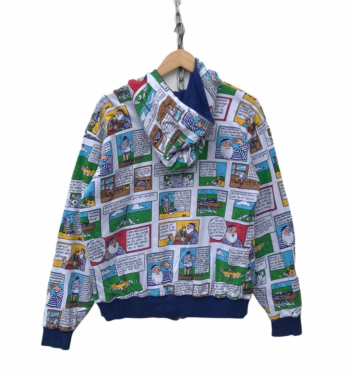Cartoon Network Vintage Captain Santa Overprinted Riversible Hoodie Sweater Size US M / EU 48-50 / 2 - 3 Thumbnail