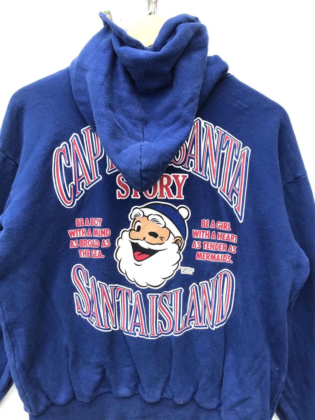Cartoon Network Vintage Captain Santa Overprinted Riversible Hoodie Sweater Size US M / EU 48-50 / 2 - 8 Thumbnail