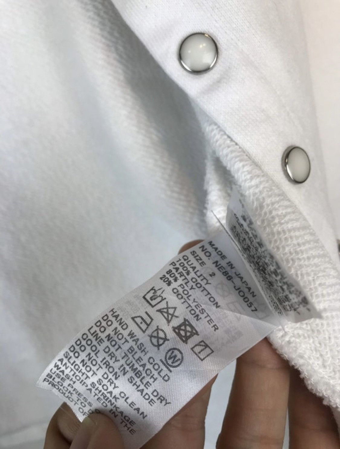 Issey Miyake × Ne-Net Vtg 90s Ne Net x Issey Miyake snap button sweater Size S / US 4 / IT 40 - 6 Thumbnail
