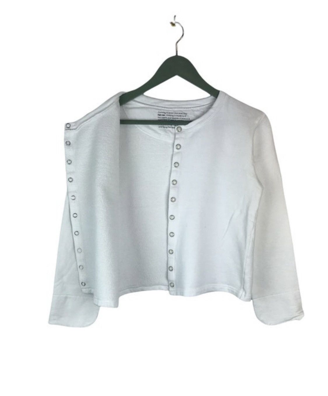 Issey Miyake × Ne-Net Vtg 90s Ne Net x Issey Miyake snap button sweater Size S / US 4 / IT 40 - 2 Thumbnail