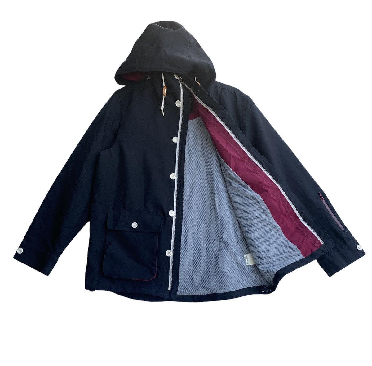 Japanese Brand × Silas Silas button up hidden zipper hooded jacket Size US M / EU 48-50 / 2 - 6 Thumbnail