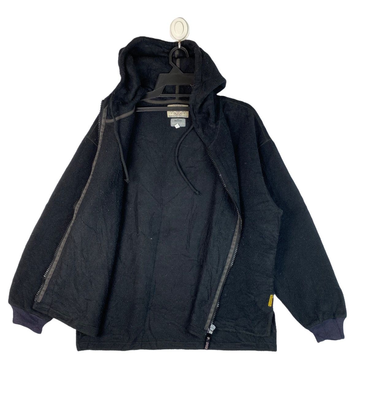 Armani Jeans recycled fleece zipper hoodies jacket