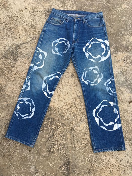 Liberto Blue Distressed Capri Jeans
