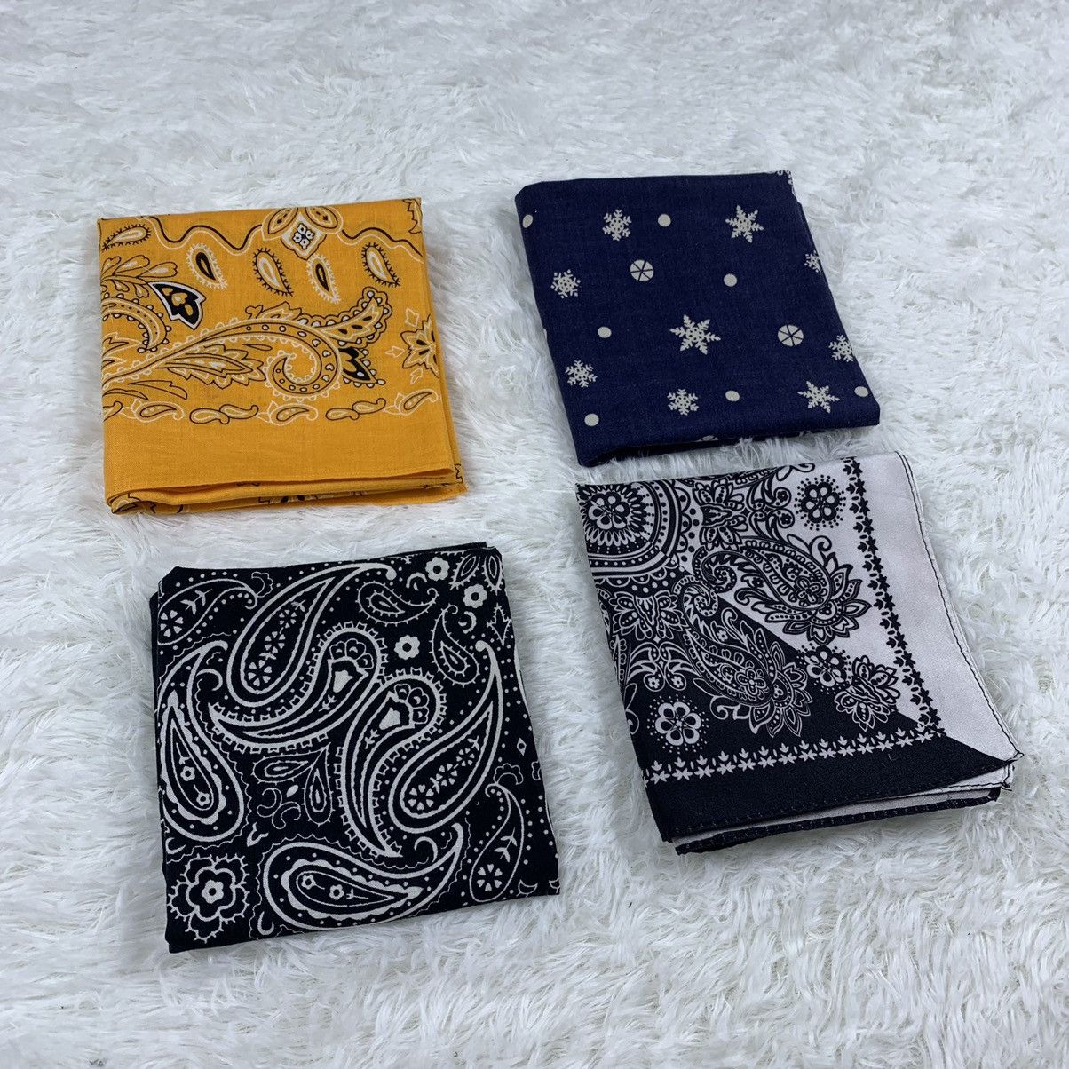 Japanese Brand × Vintage BANDANA HANDKERCHIEF combo 4 pieces Size ONE SIZE - 2 Thumbnail