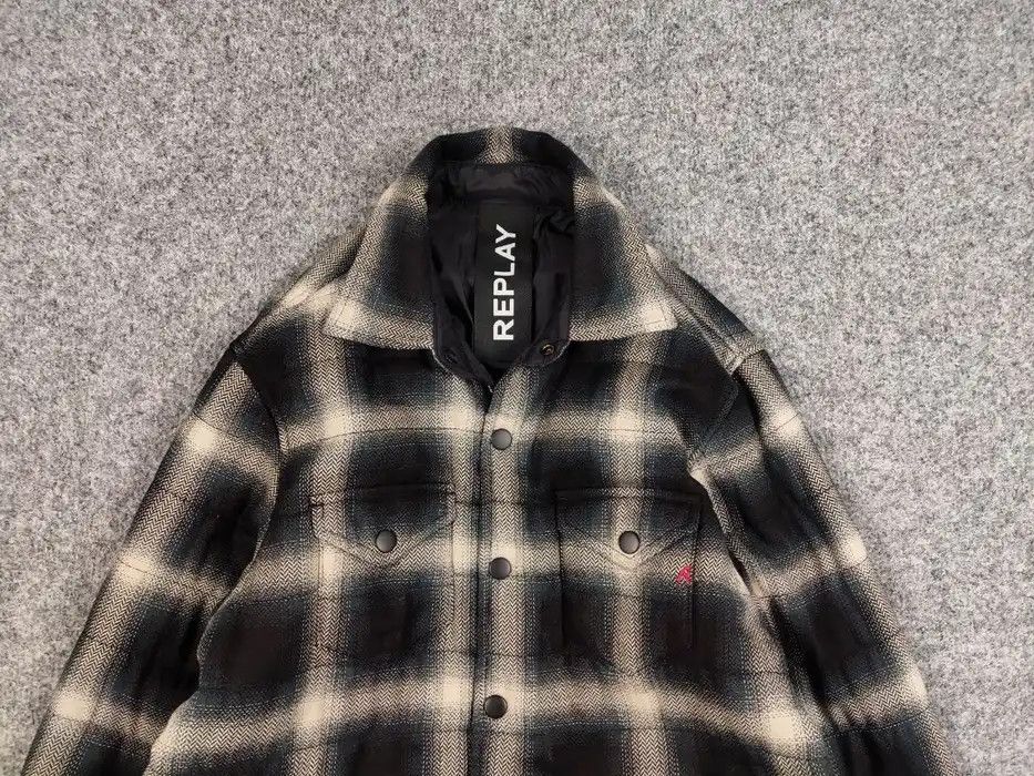 Replay Replay Japan Checkered Overshirt Light Flannel Jacket Size US S / EU 44-46 / 1 - 3 Thumbnail