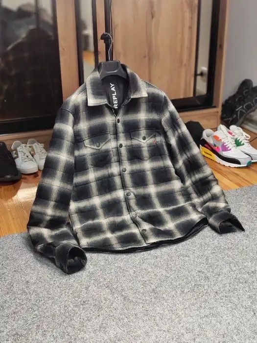Replay Replay Japan Checkered Overshirt Light Flannel Jacket Size US S / EU 44-46 / 1 - 10 Thumbnail