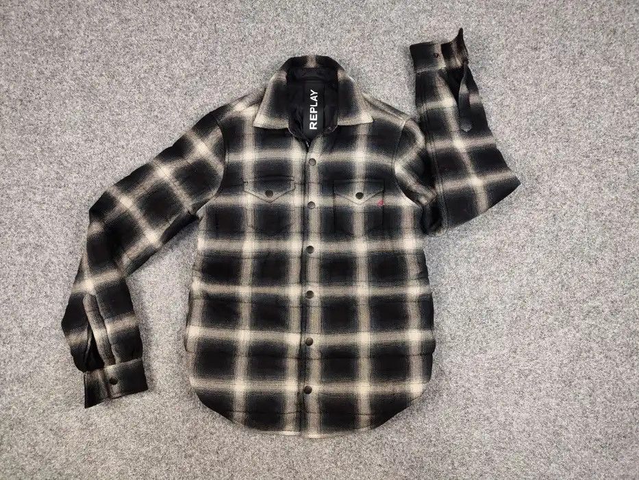 Replay Replay Japan Checkered Overshirt Light Flannel Jacket Size US S / EU 44-46 / 1 - 6 Thumbnail