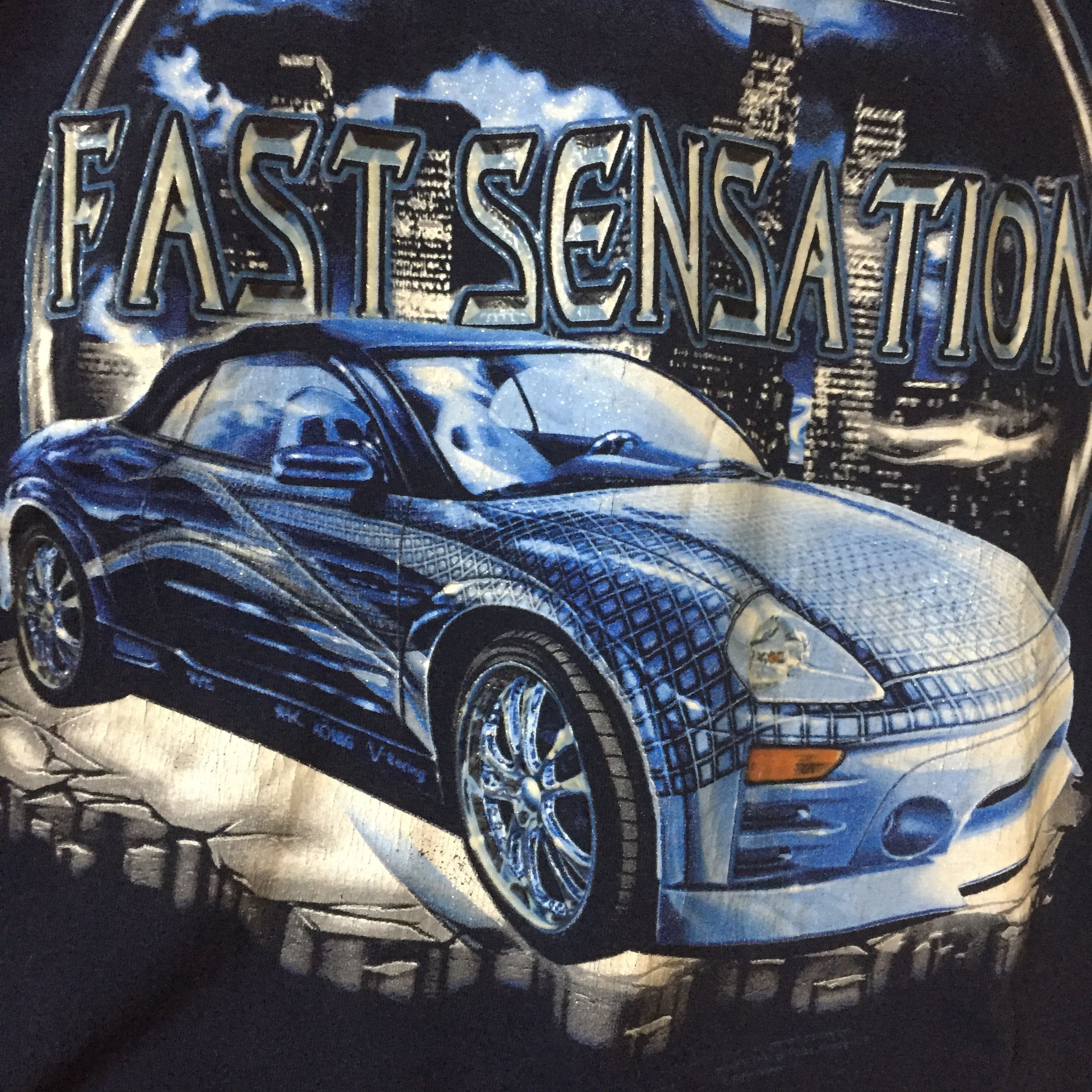 Vintage VINTAGE 2003 2 FAST 2 FURIOUS FAST SENSATION MOVIE TSHIRT Size US XL / EU 56 / 4 - 8 Thumbnail
