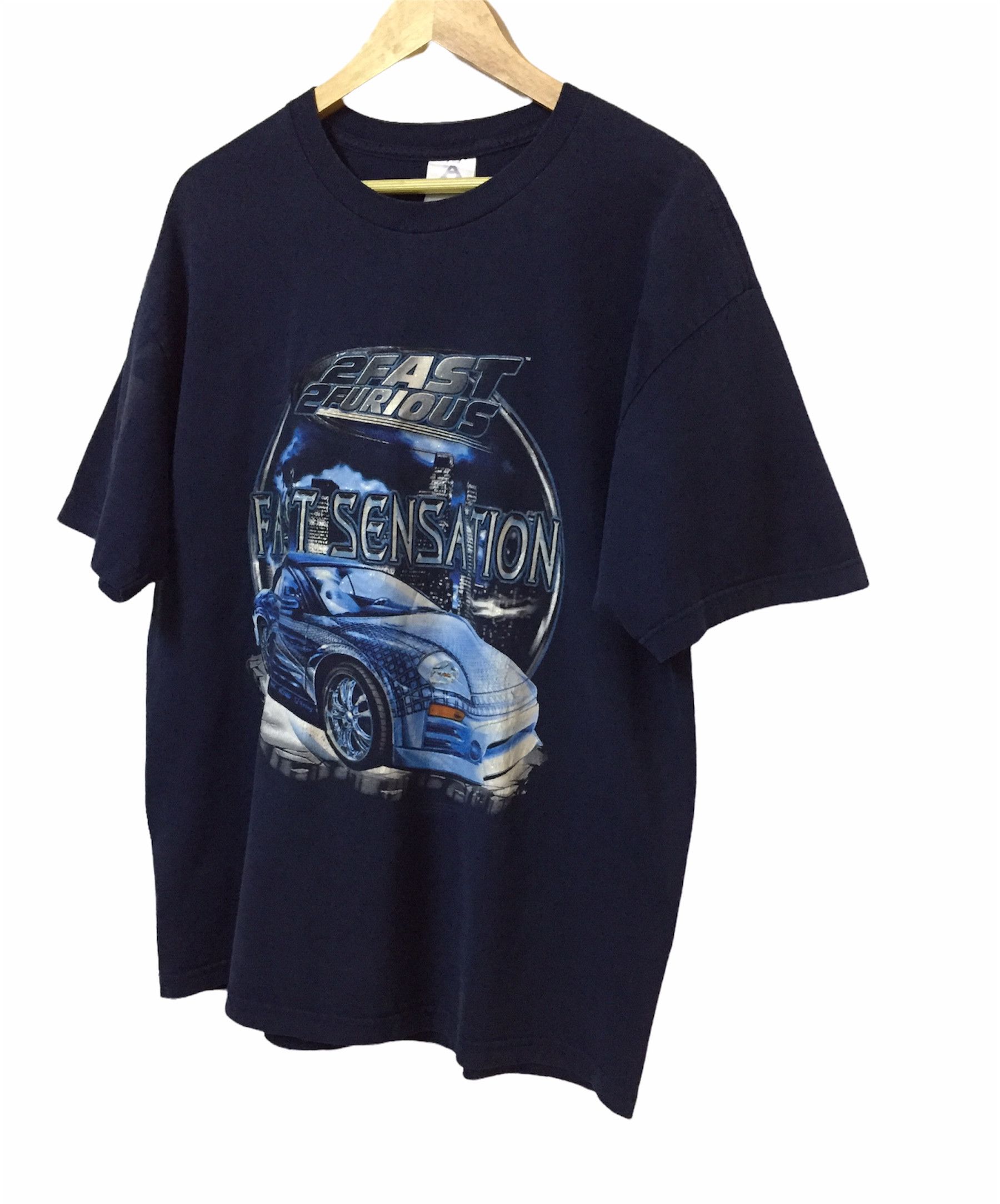 Vintage VINTAGE 2003 2 FAST 2 FURIOUS FAST SENSATION MOVIE TSHIRT Size US XL / EU 56 / 4 - 2 Thumbnail