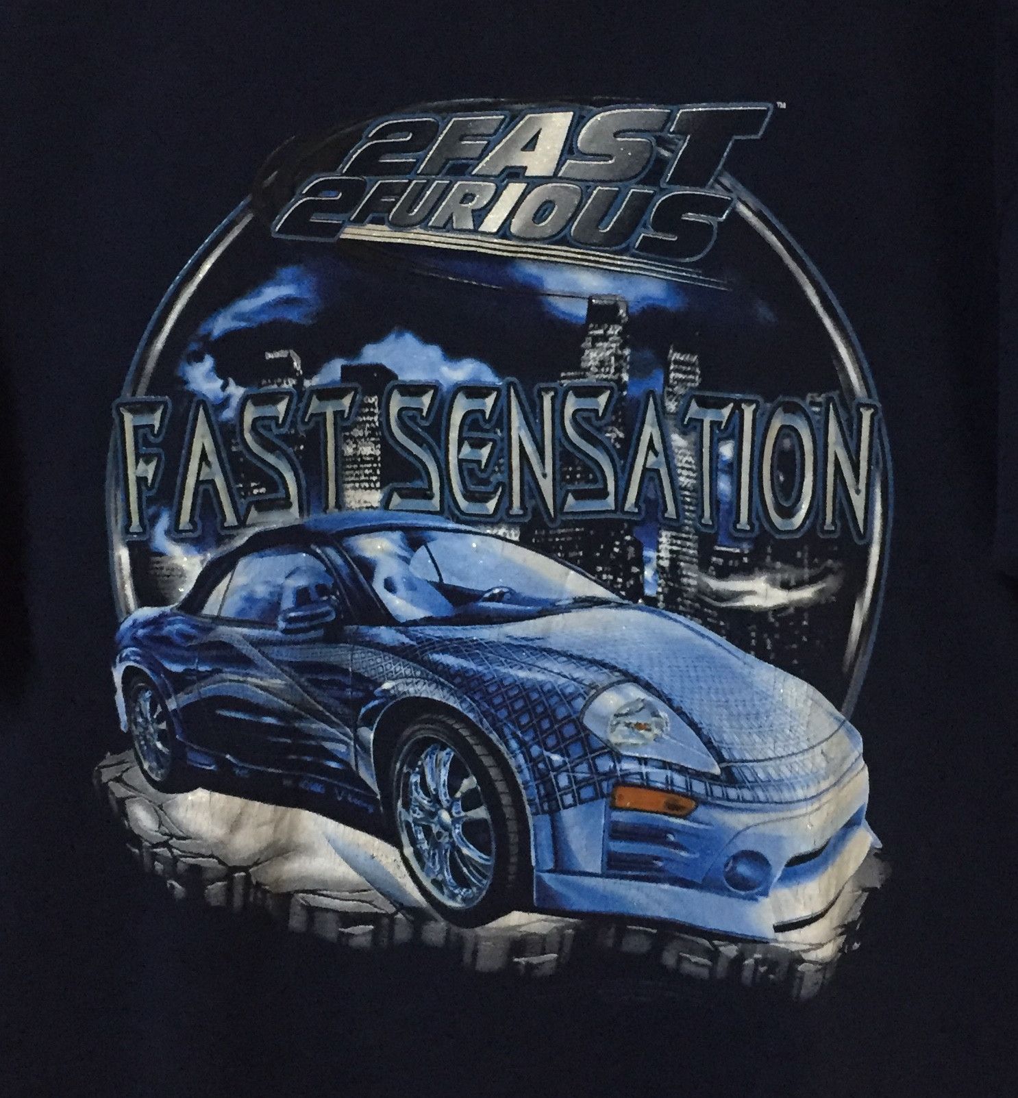 Vintage VINTAGE 2003 2 FAST 2 FURIOUS FAST SENSATION MOVIE TSHIRT Size US XL / EU 56 / 4 - 3 Thumbnail