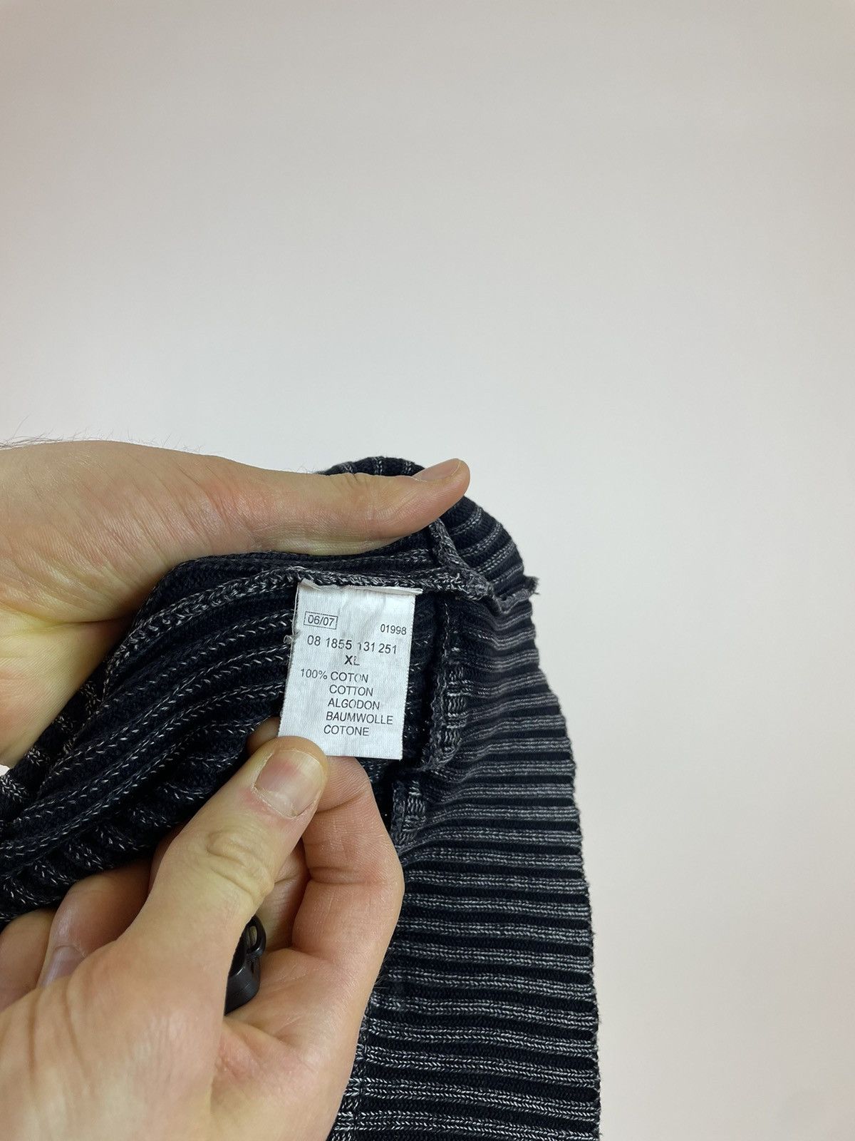 Vintage Vintage Cargo Washed Black/Grey Cardigan Full zip sweater Size US XL / EU 56 / 4 - 20 Thumbnail