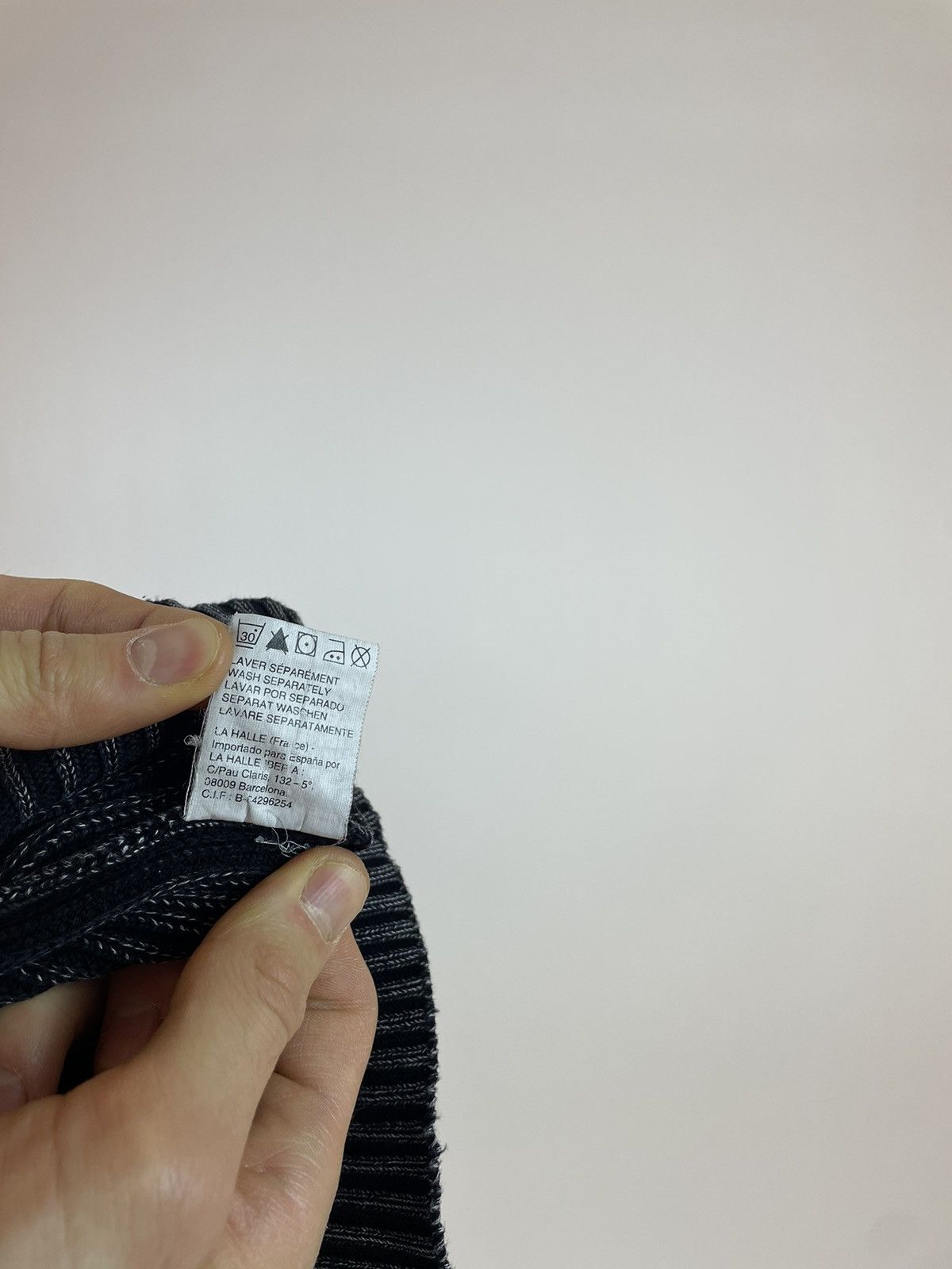 Vintage Vintage Cargo Washed Black/Grey Cardigan Full zip sweater Size US XL / EU 56 / 4 - 21 Thumbnail
