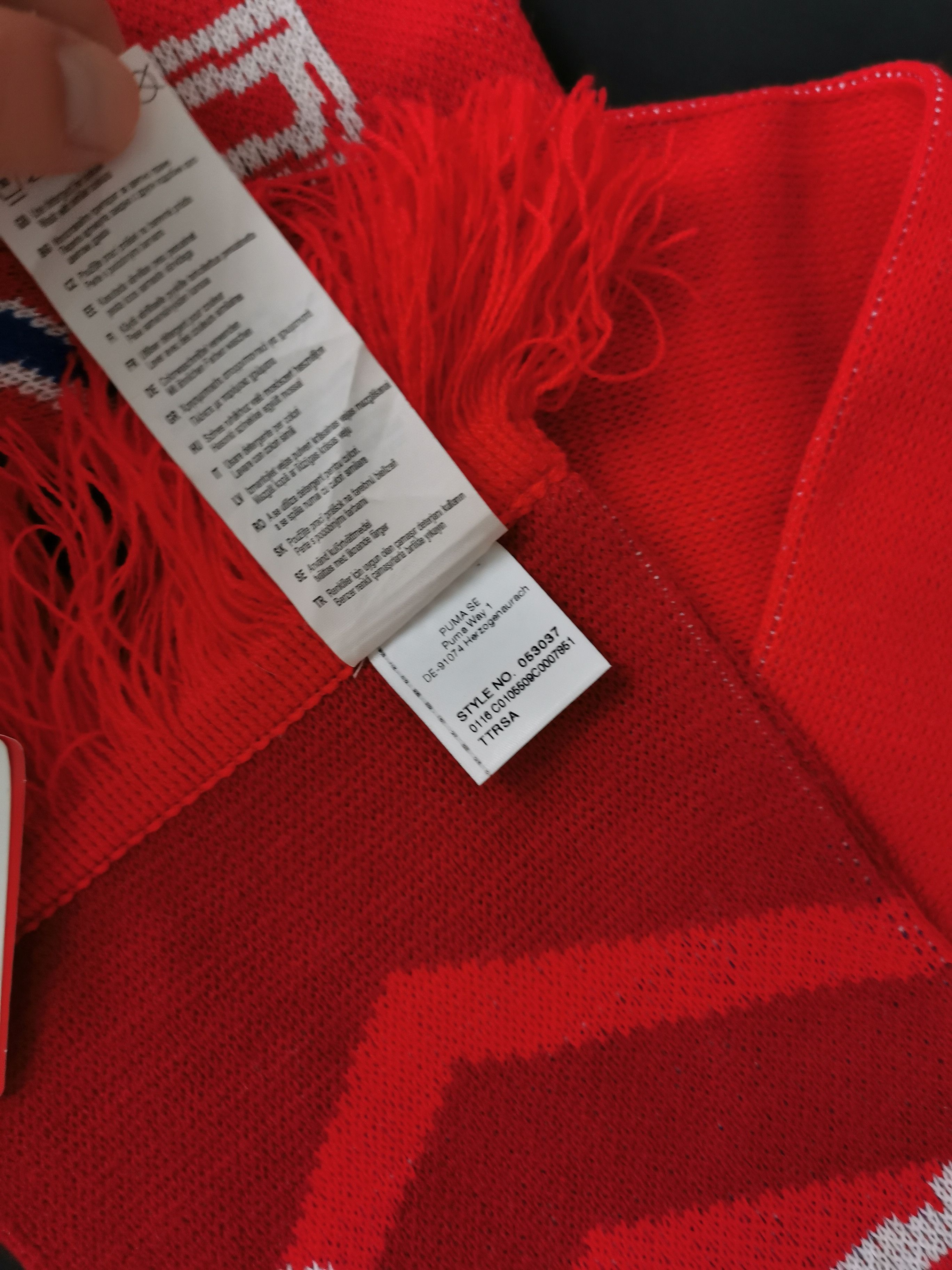 Puma Puma Czech Republic football scarf fan OS unisex BNWT Size ONE SIZE - 8 Thumbnail