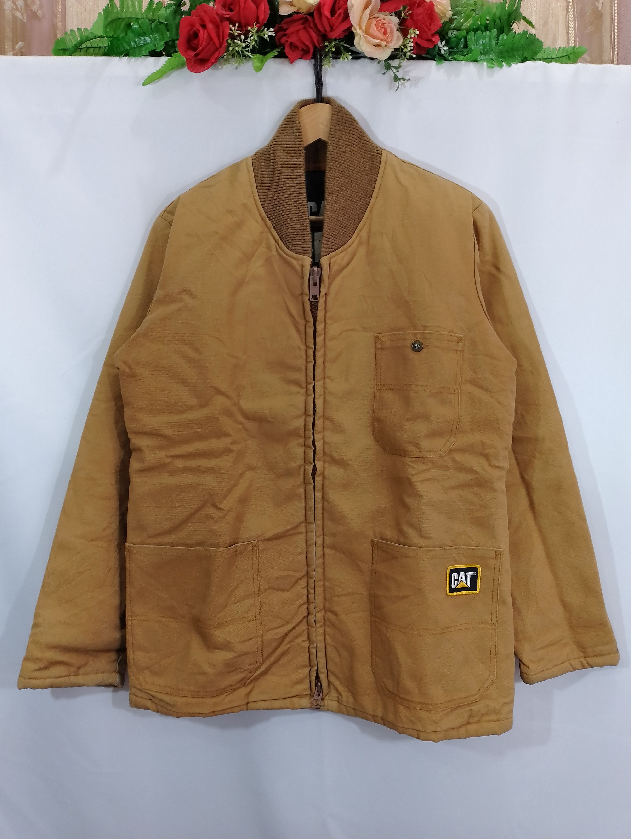 ジャケット・アウター 90's CAT VINTAGE DUCK JACKET 90's CAT VINTAGE DUCK JACKET Vtg 90s CAT by Caterpillar Duck