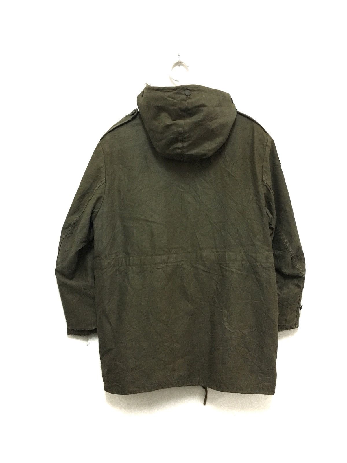 Vintage Vintage German Heavy Jacket Parka Hoodie Military Feuchter Size US L / EU 52-54 / 3 - 2 Thumbnail