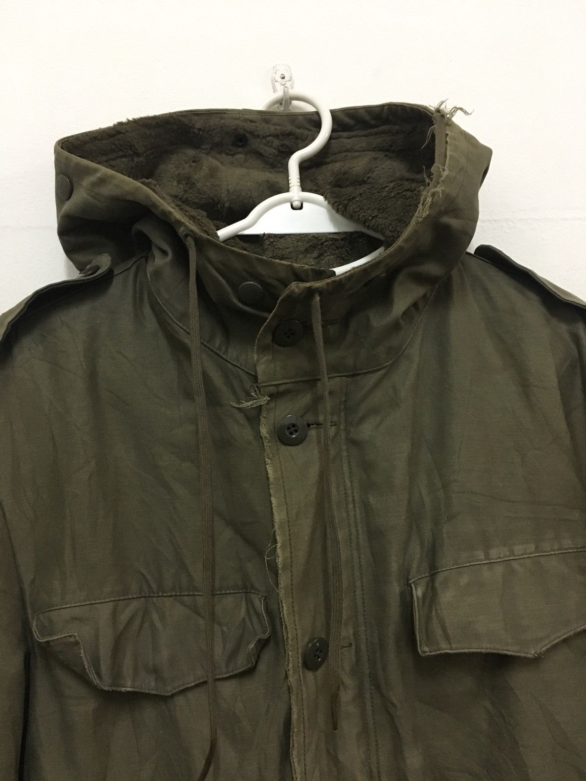 Vintage Vintage German Heavy Jacket Parka Hoodie Military Feuchter Size US L / EU 52-54 / 3 - 4 Thumbnail