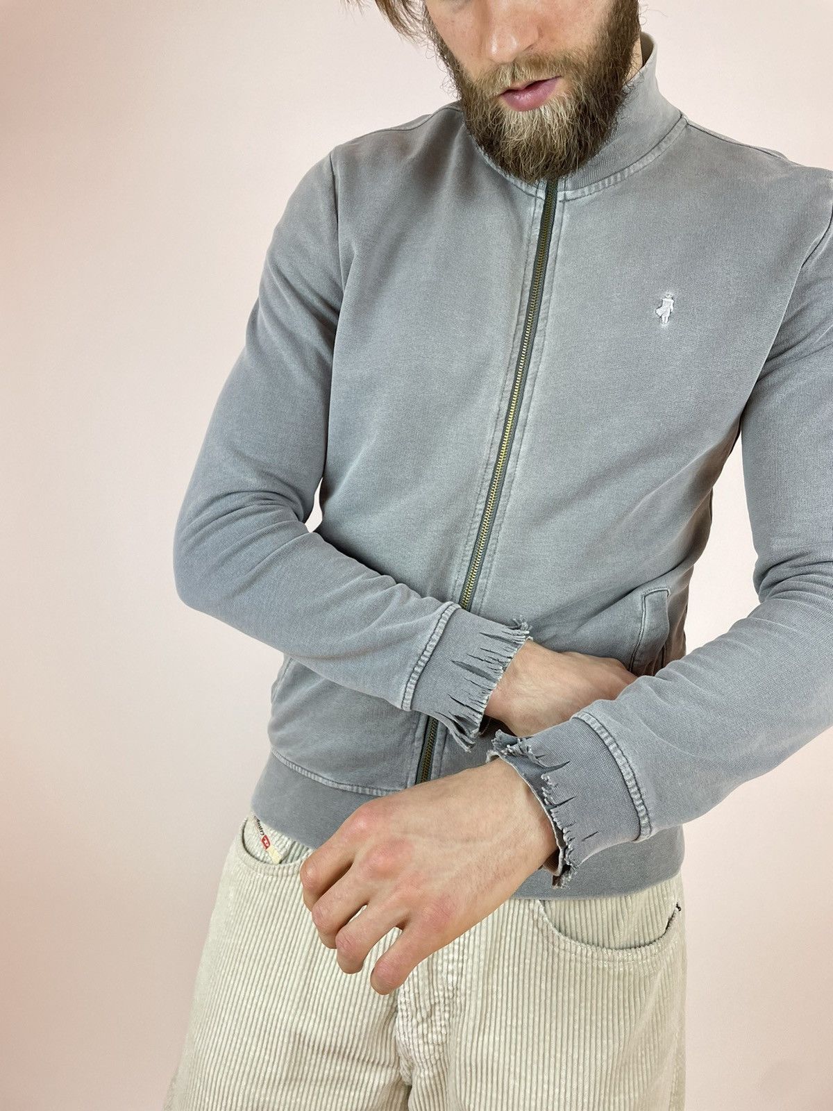 Vintage Marlboro Classics Vintage washed grey cardigan full zip Size US L / EU 52-54 / 3 - 6 Thumbnail