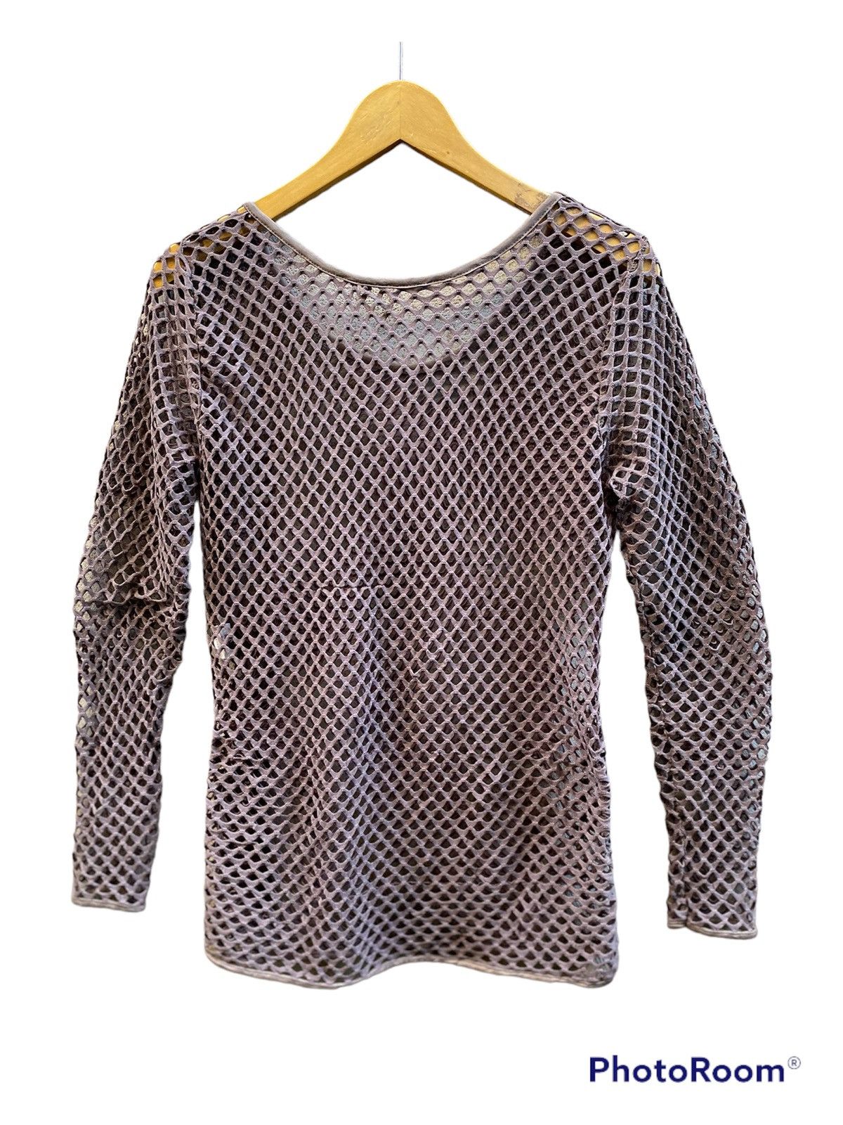 20471120 × Beauty Beast × Hysteric Glamour Japanese Brand Open Knitted Fishnet Grunge Size US M / EU 48-50 / 2 - 5 Thumbnail