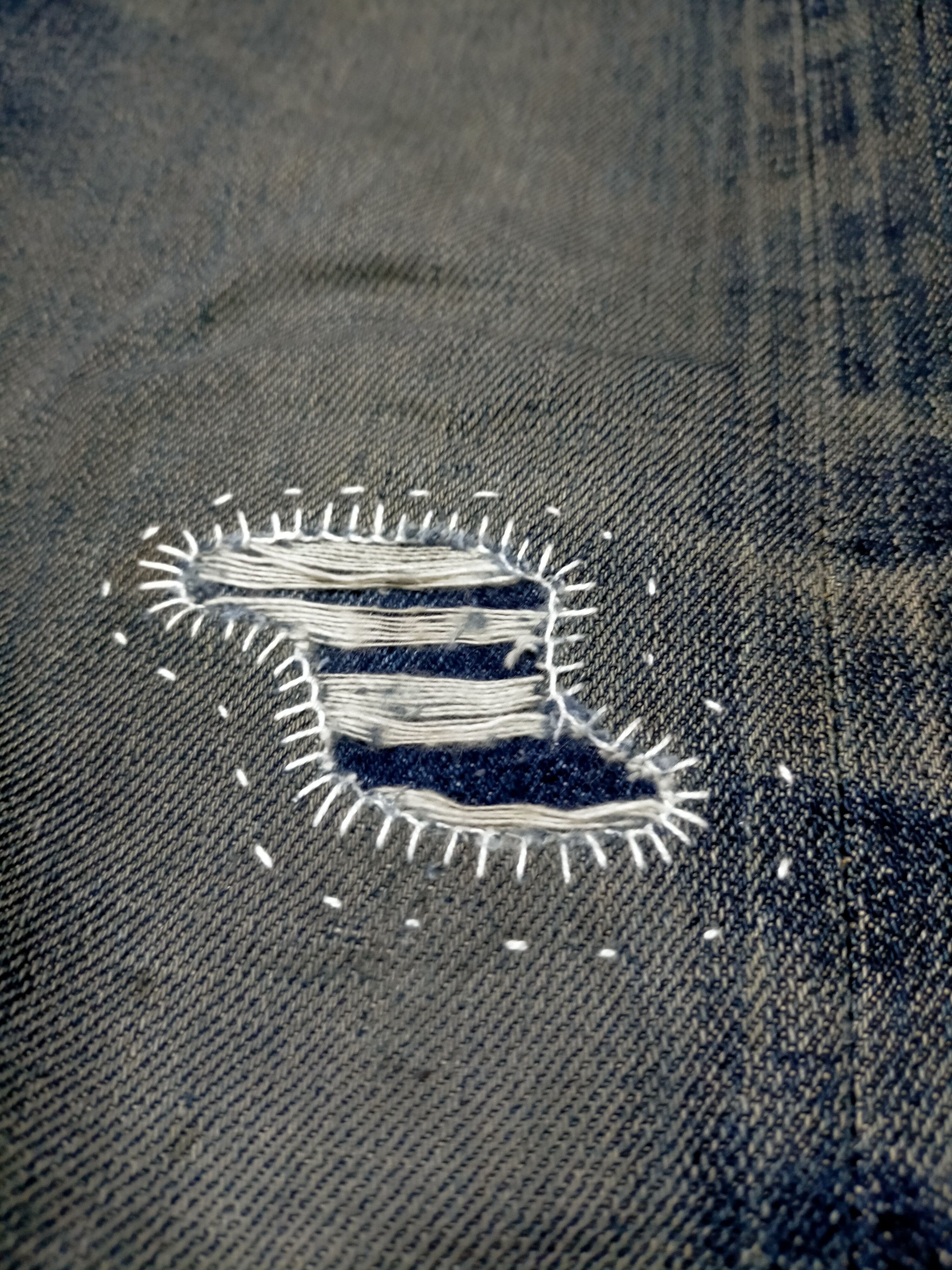 Denime Made in Japan Distressed Denim Selvedge Jeans Size US 30 / EU 46 - 14 Thumbnail