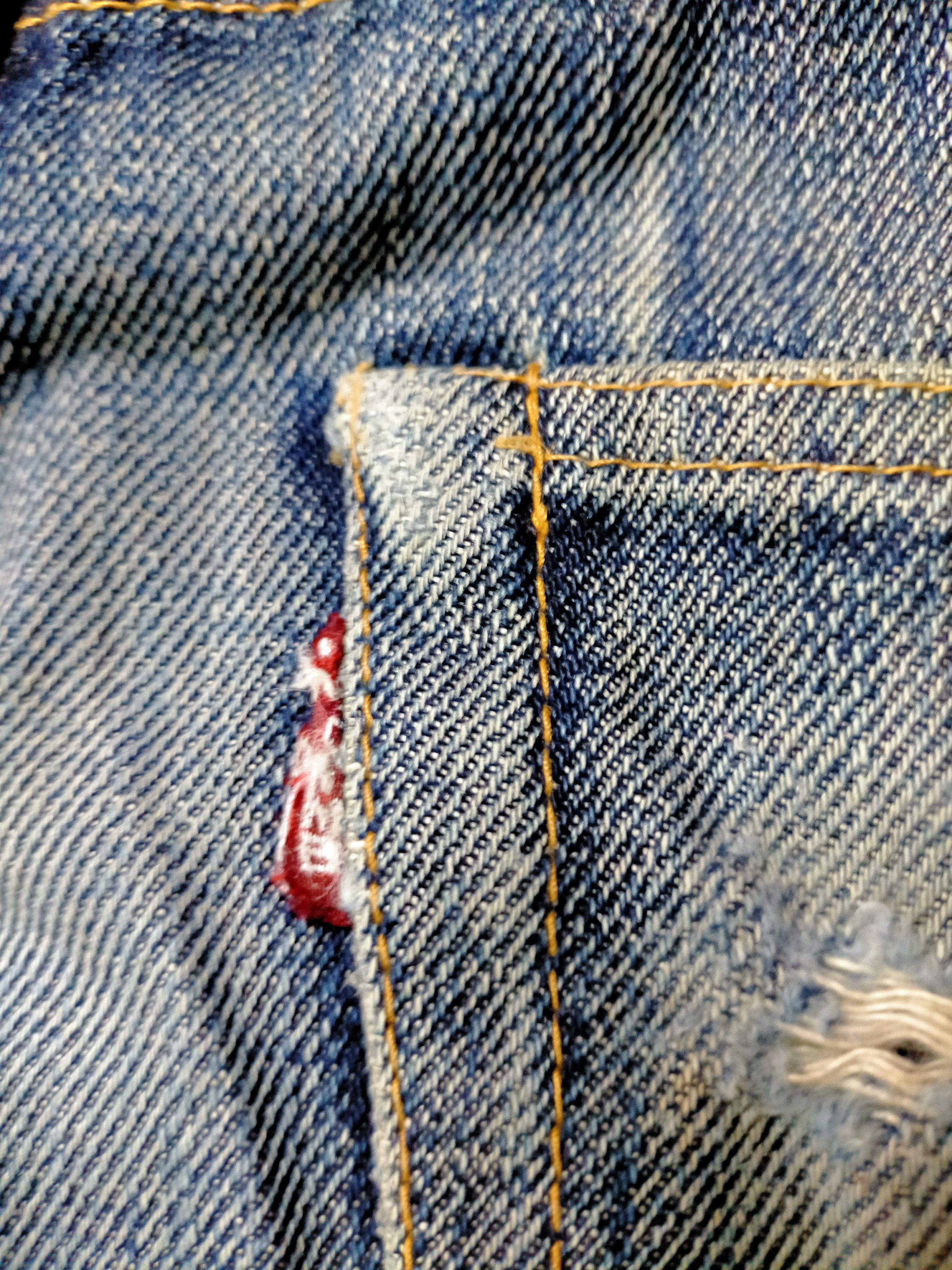 Denime Made in Japan Distressed Denim Selvedge Jeans Size US 30 / EU 46 - 17 Thumbnail