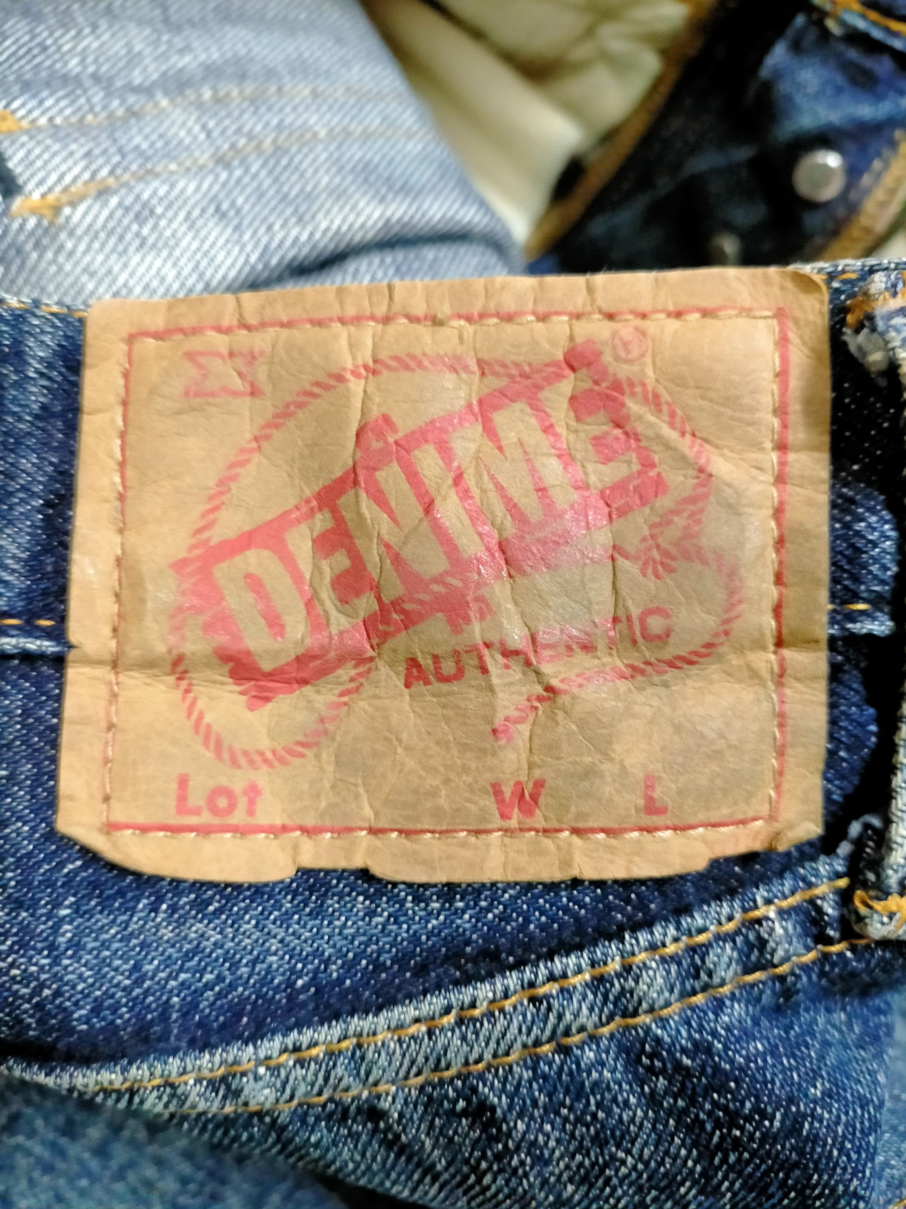Denime Made in Japan Distressed Denim Selvedge Jeans Size US 30 / EU 46 - 18 Thumbnail
