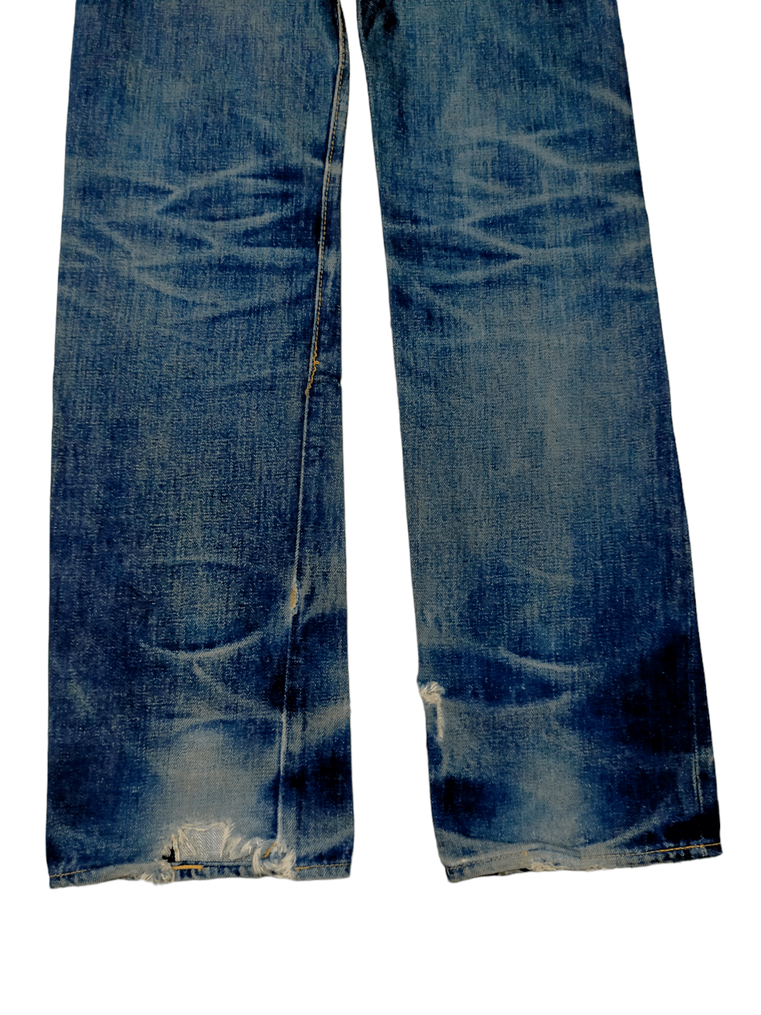 Denime Made in Japan Distressed Denim Selvedge Jeans Size US 30 / EU 46 - 10 Thumbnail