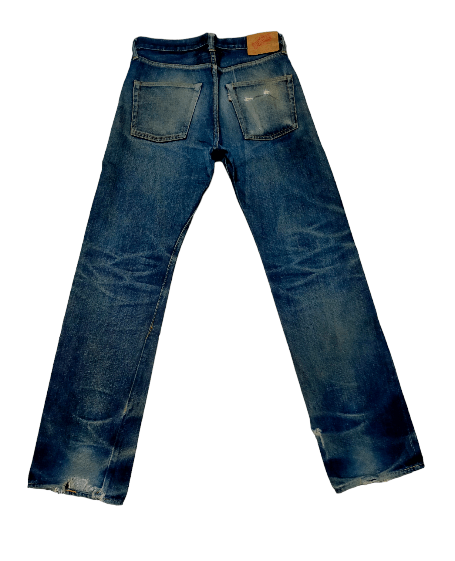 Denime Made in Japan Distressed Denim Selvedge Jeans Size US 30 / EU 46 - 2 Thumbnail
