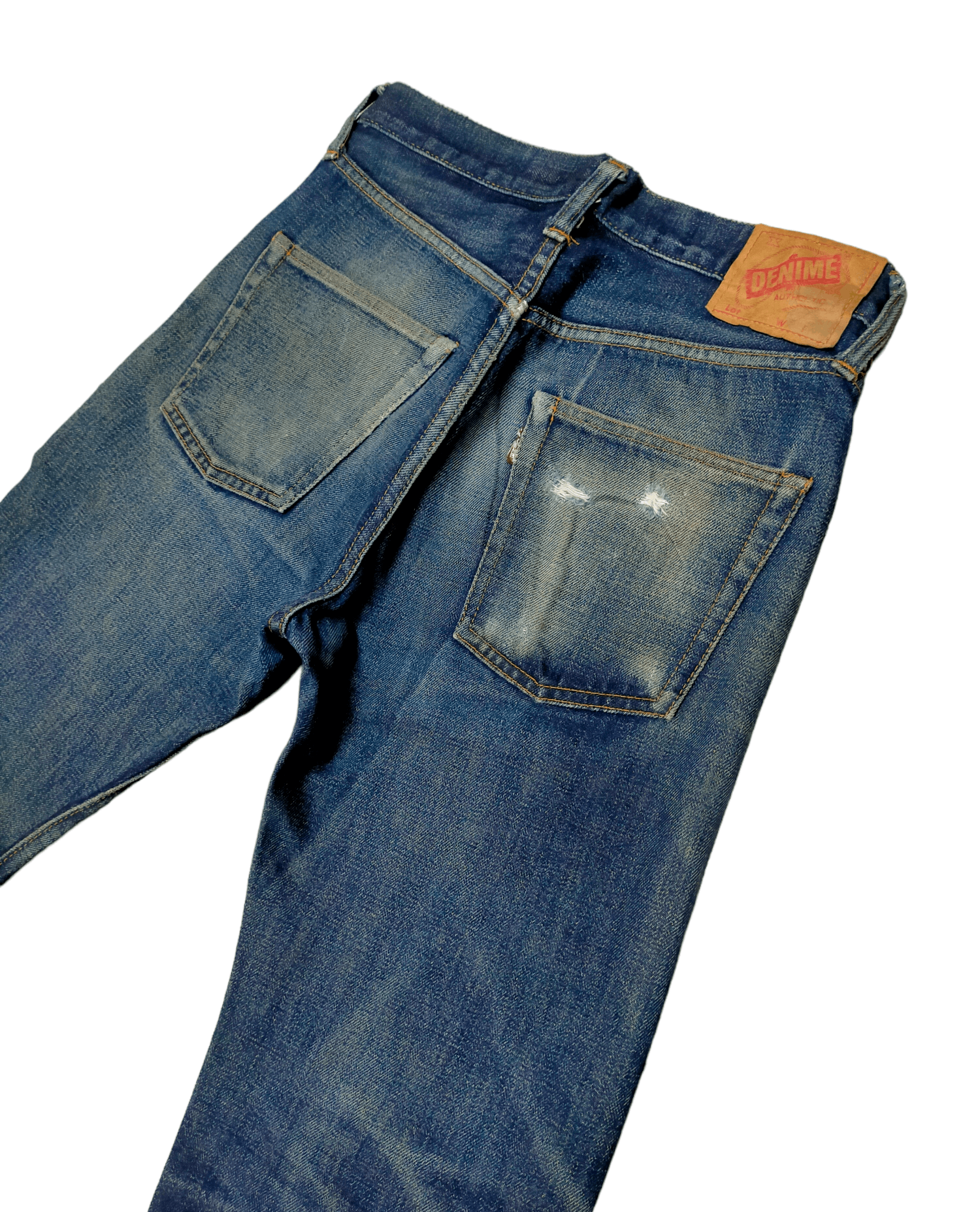 Denime Made in Japan Distressed Denim Selvedge Jeans Size US 30 / EU 46 - 1 Thumbnail