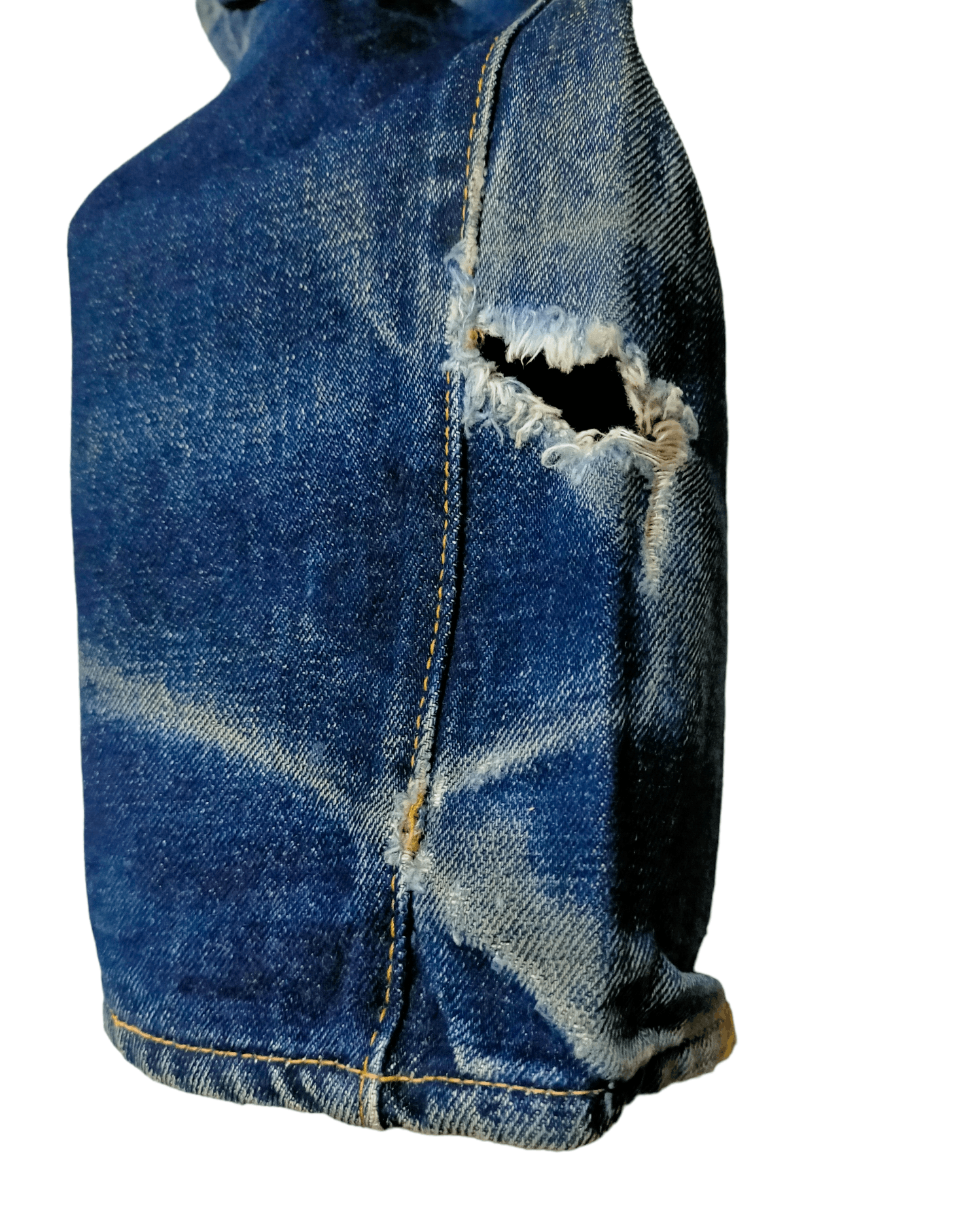 Denime Made in Japan Distressed Denim Selvedge Jeans Size US 30 / EU 46 - 11 Thumbnail