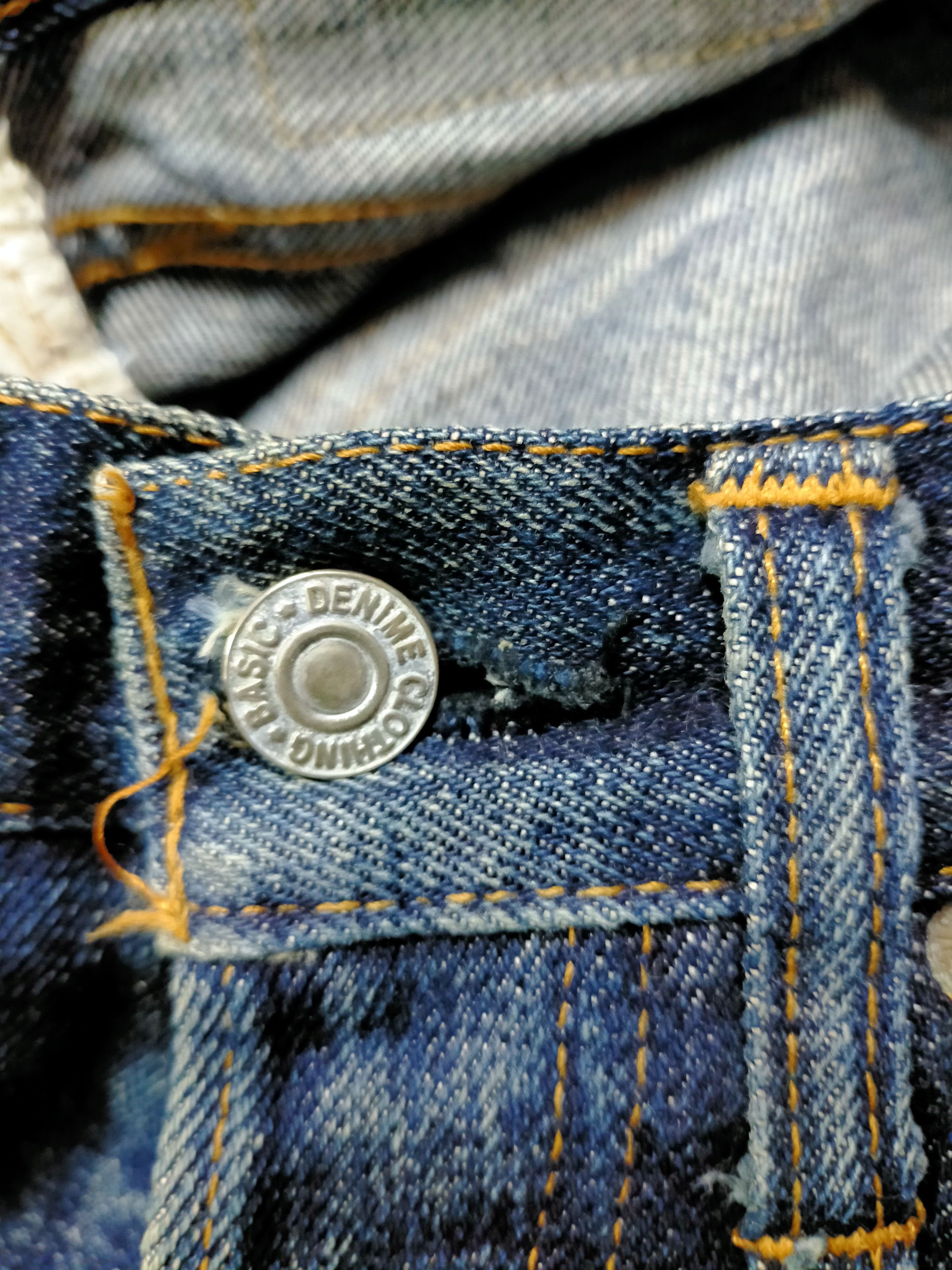 Denime Made in Japan Distressed Denim Selvedge Jeans Size US 30 / EU 46 - 16 Thumbnail