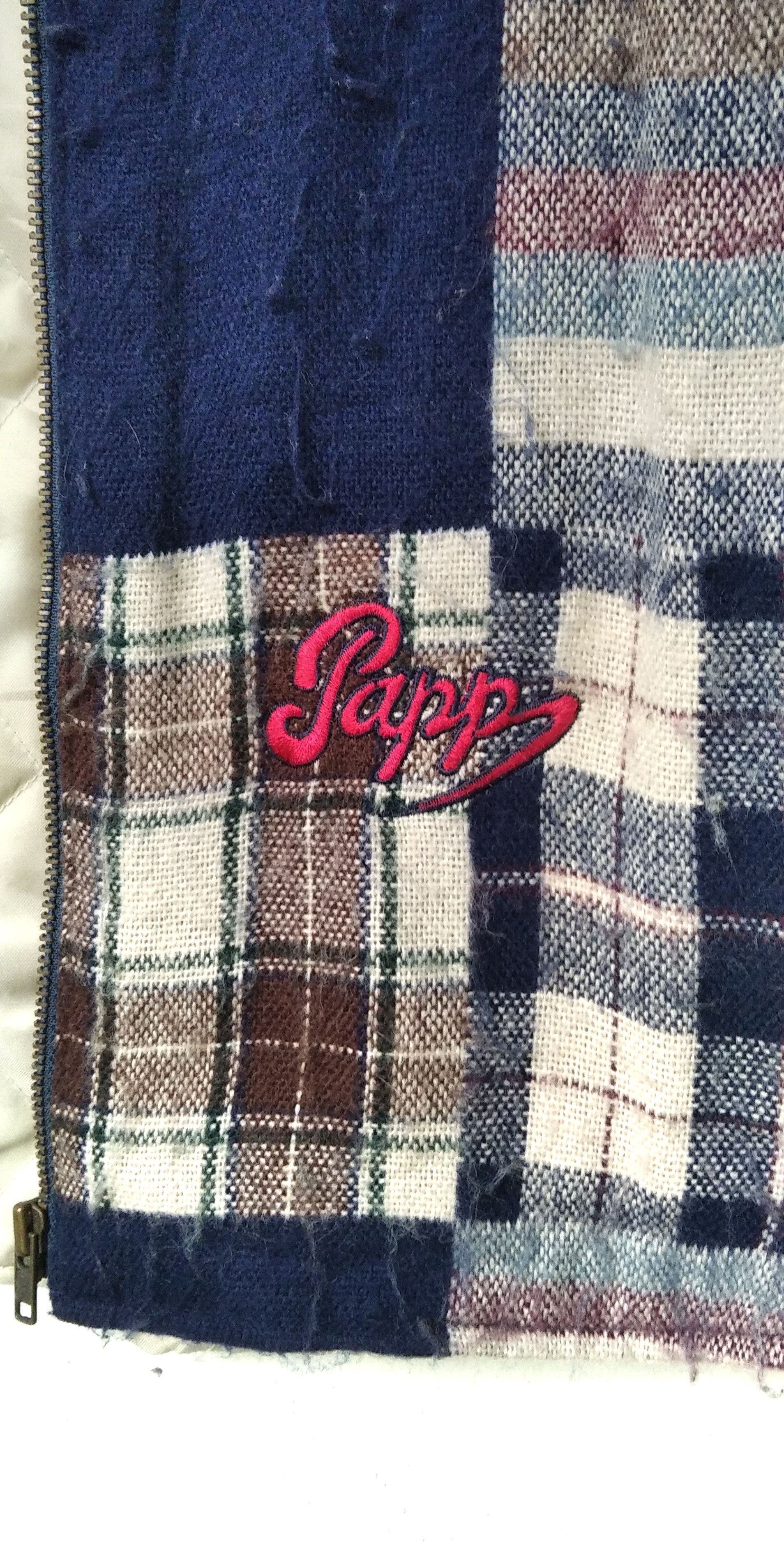 🔥🔥Vintage Papp Patchwork Style Zipper Jacket
