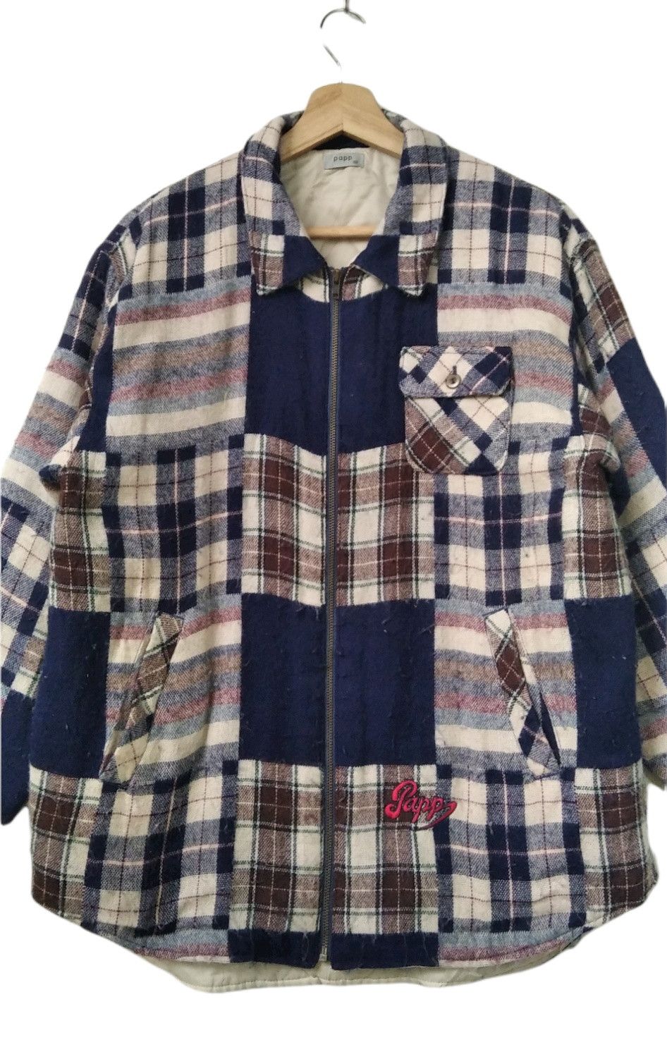 🔥🔥Vintage Papp Patchwork Style Zipper Jacket