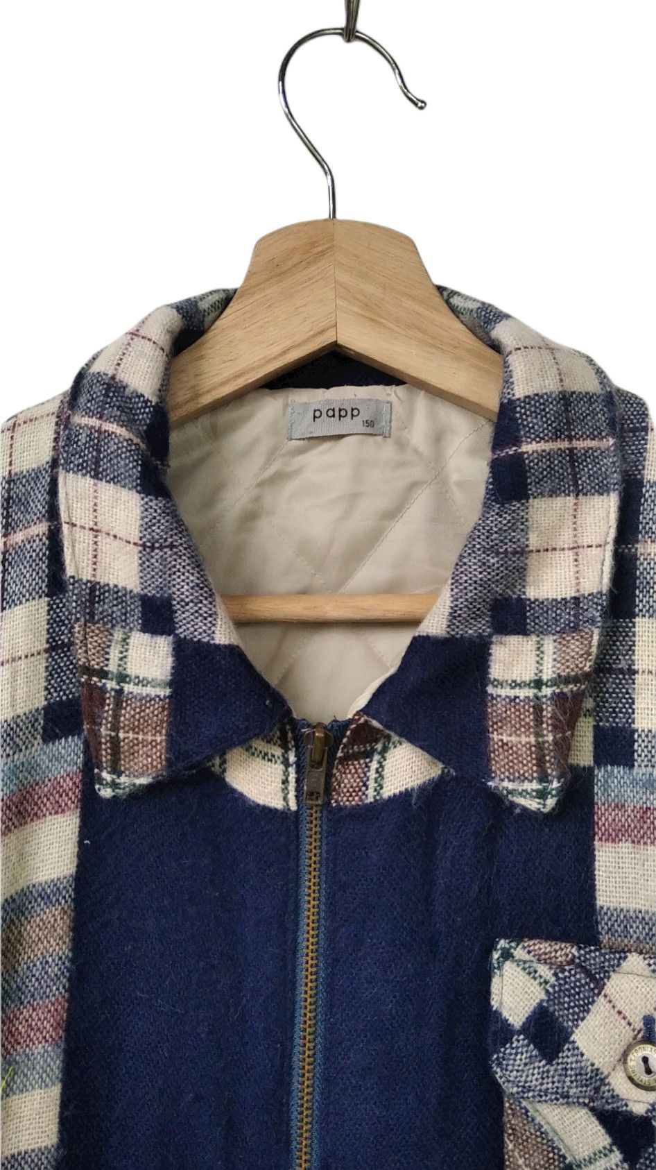 🔥🔥Vintage Papp Patchwork Style Zipper Jacket