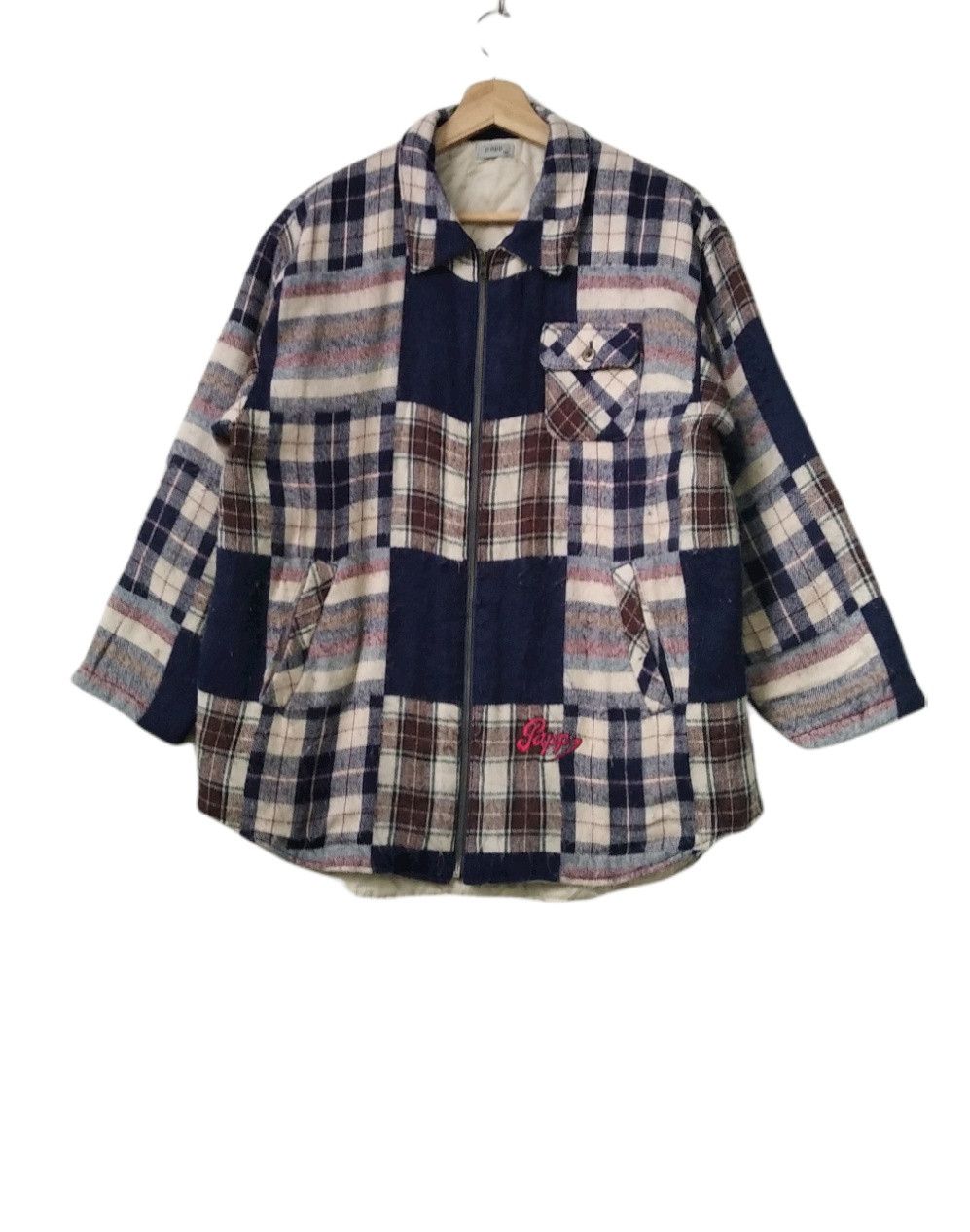 🔥🔥Vintage Papp Patchwork Style Zipper Jacket