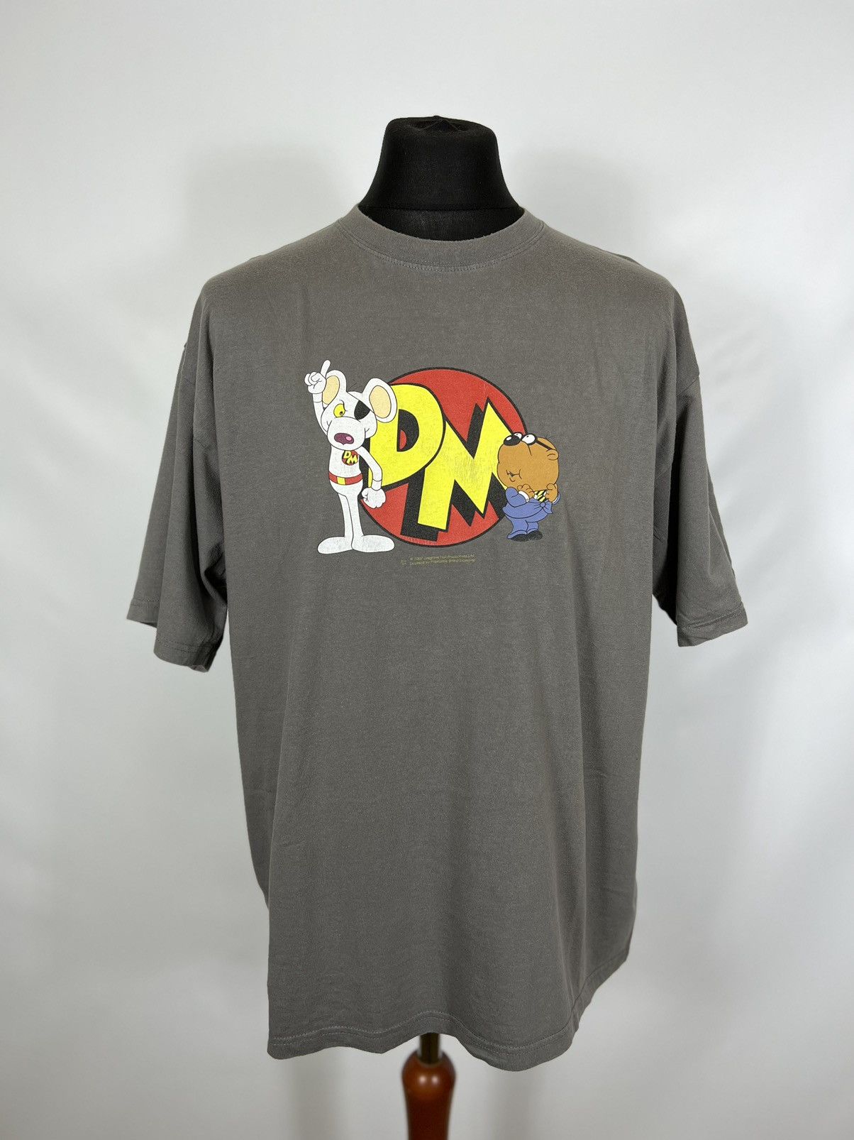 Band Tees × Vintage Vintage Danger Mouse 2002 T-shirt Size US XL / EU 56 / 4 - 1 Thumbnail