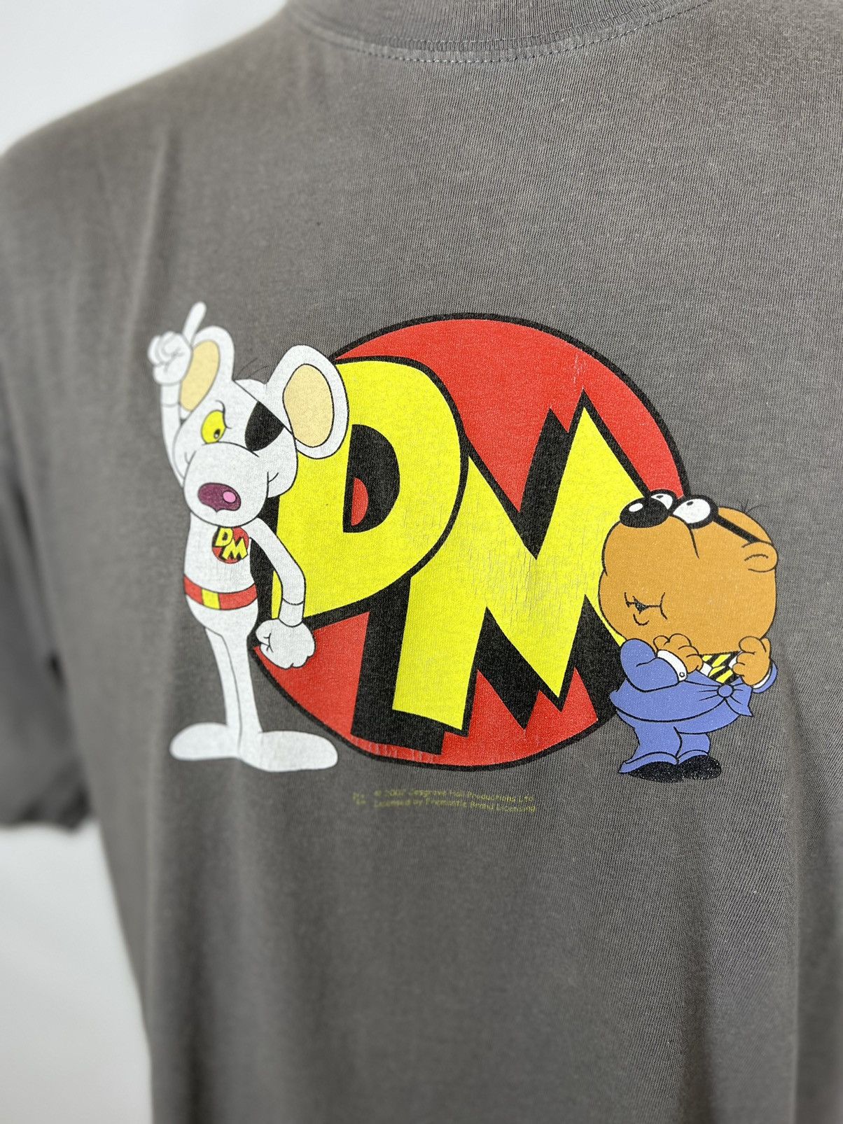 Band Tees × Vintage Vintage Danger Mouse 2002 T-shirt Size US XL / EU 56 / 4 - 3 Thumbnail