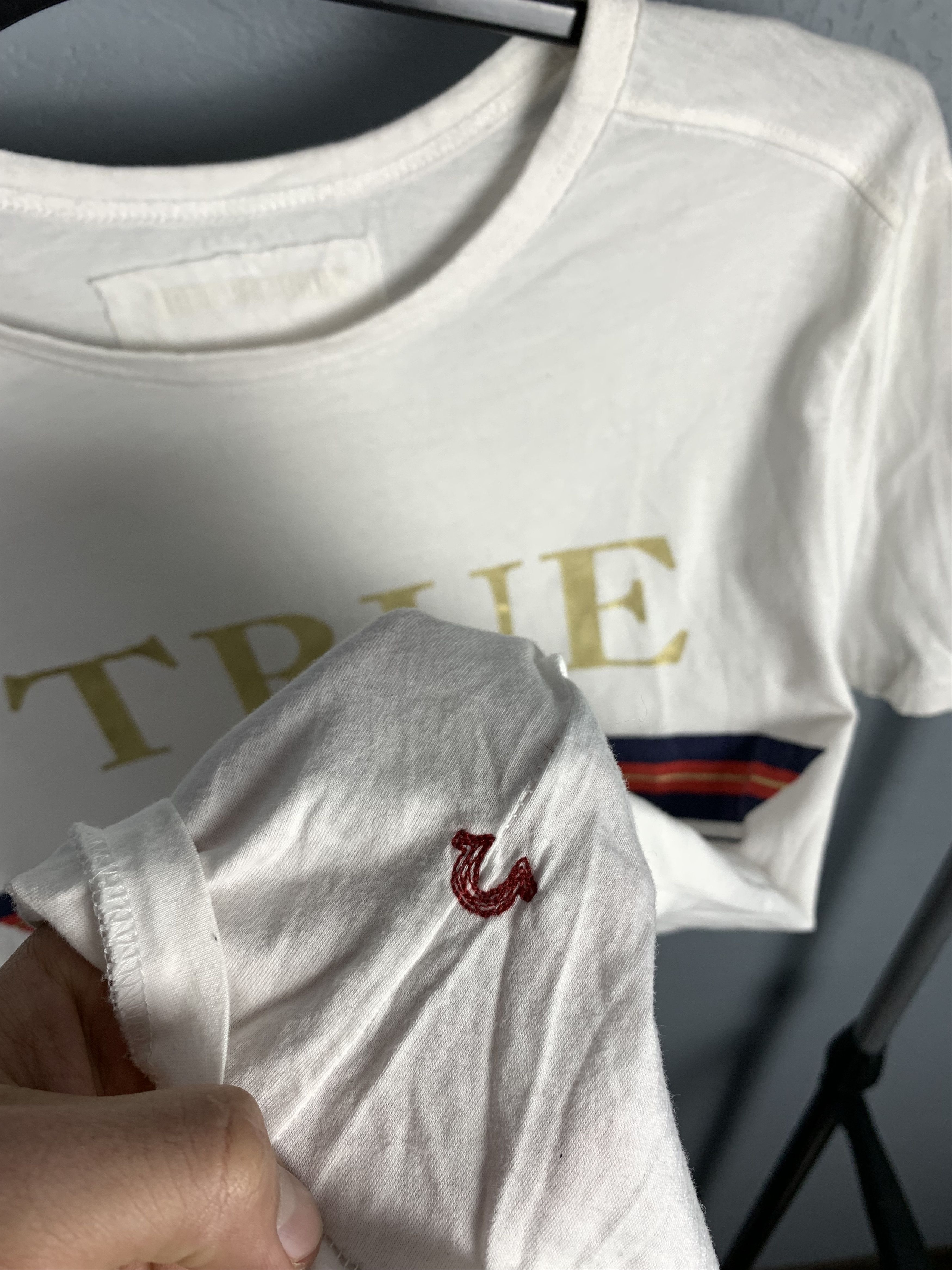 True Religion × Vintage True Religion Mens T-Shirt Tee Size US L / EU 52-54 / 3 - 6 Thumbnail