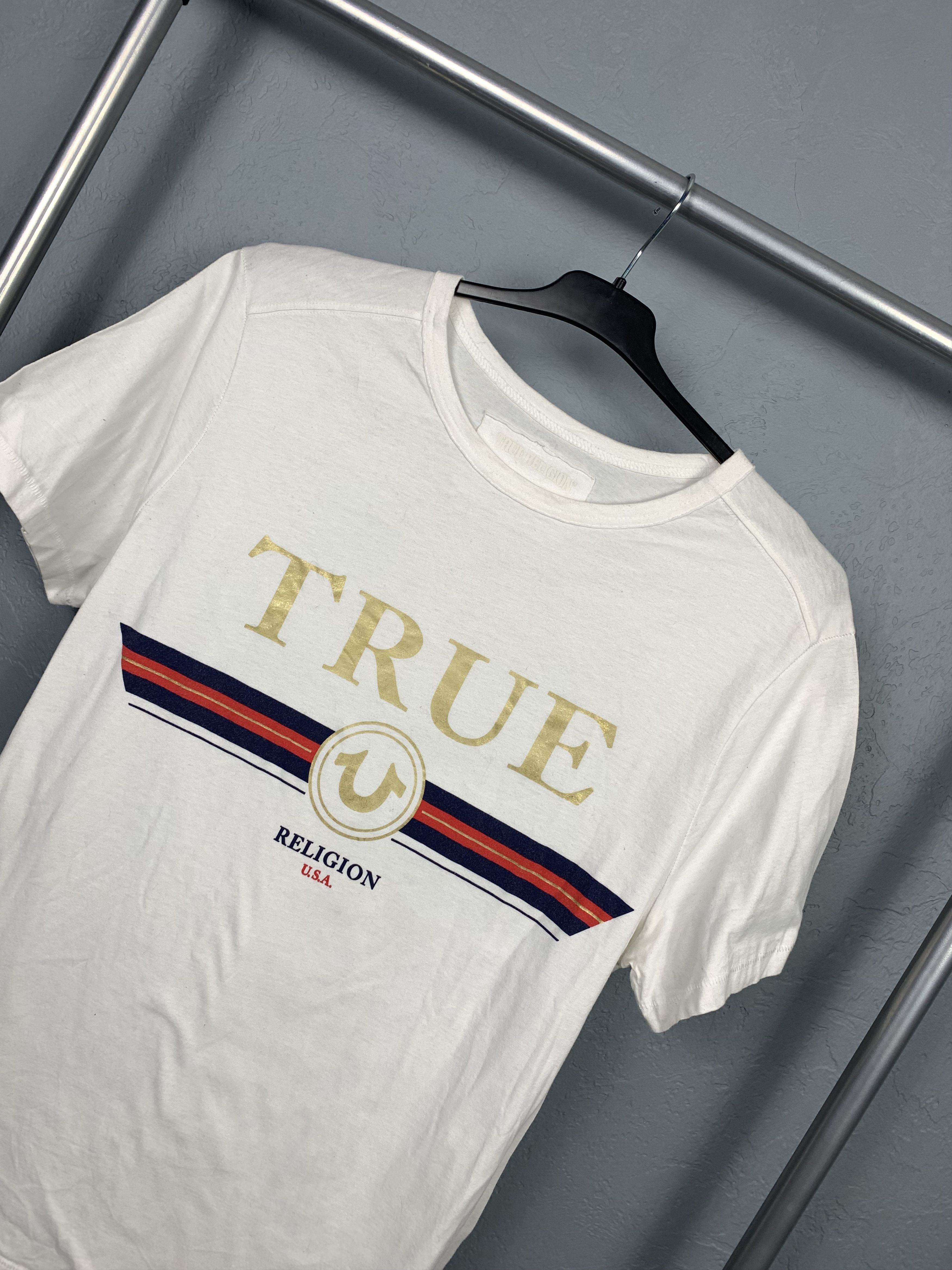 True Religion × Vintage True Religion Mens T-Shirt Tee Size US L / EU 52-54 / 3 - 2 Thumbnail