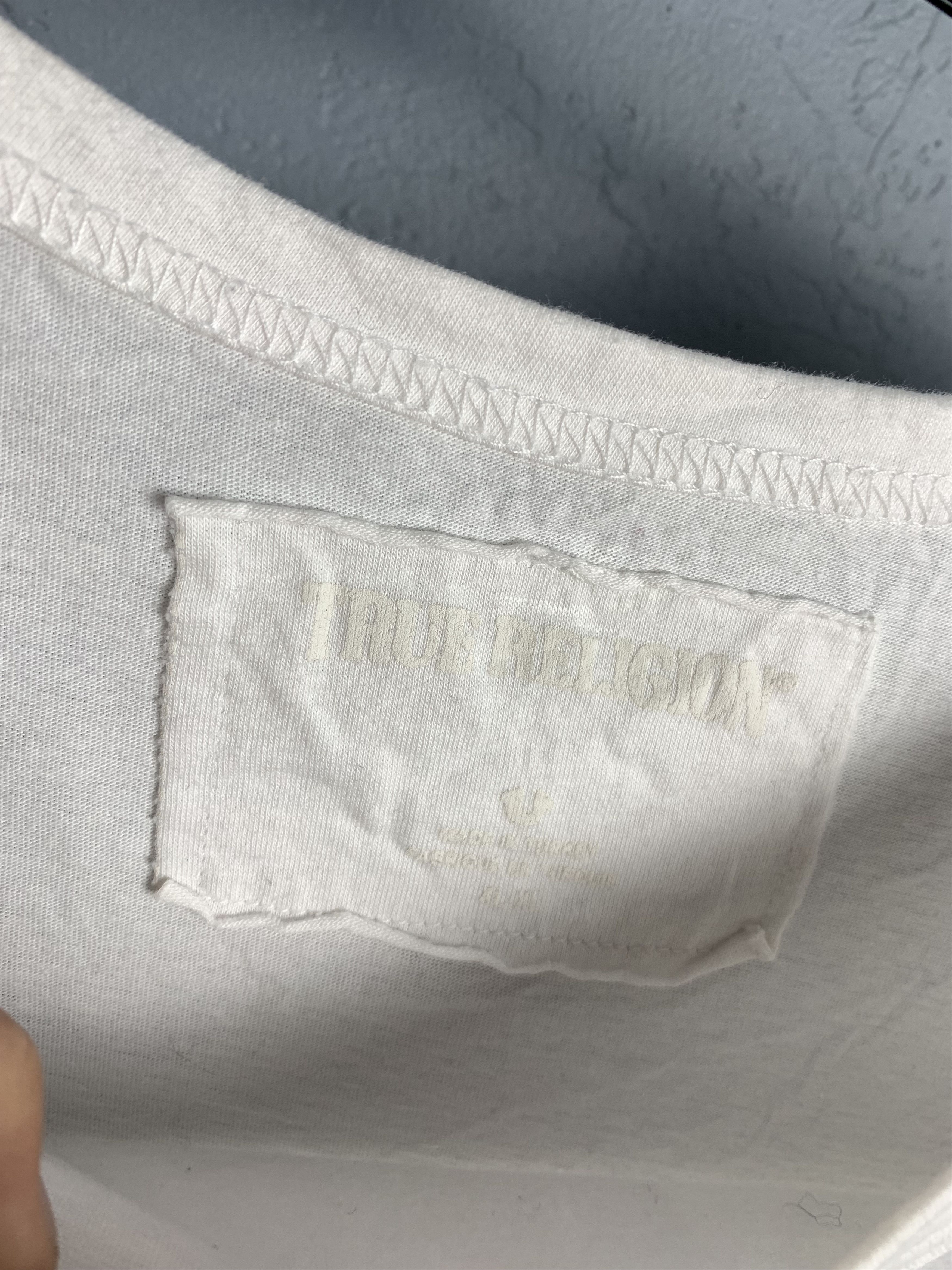 True Religion × Vintage True Religion Mens T-Shirt Tee Size US L / EU 52-54 / 3 - 4 Thumbnail