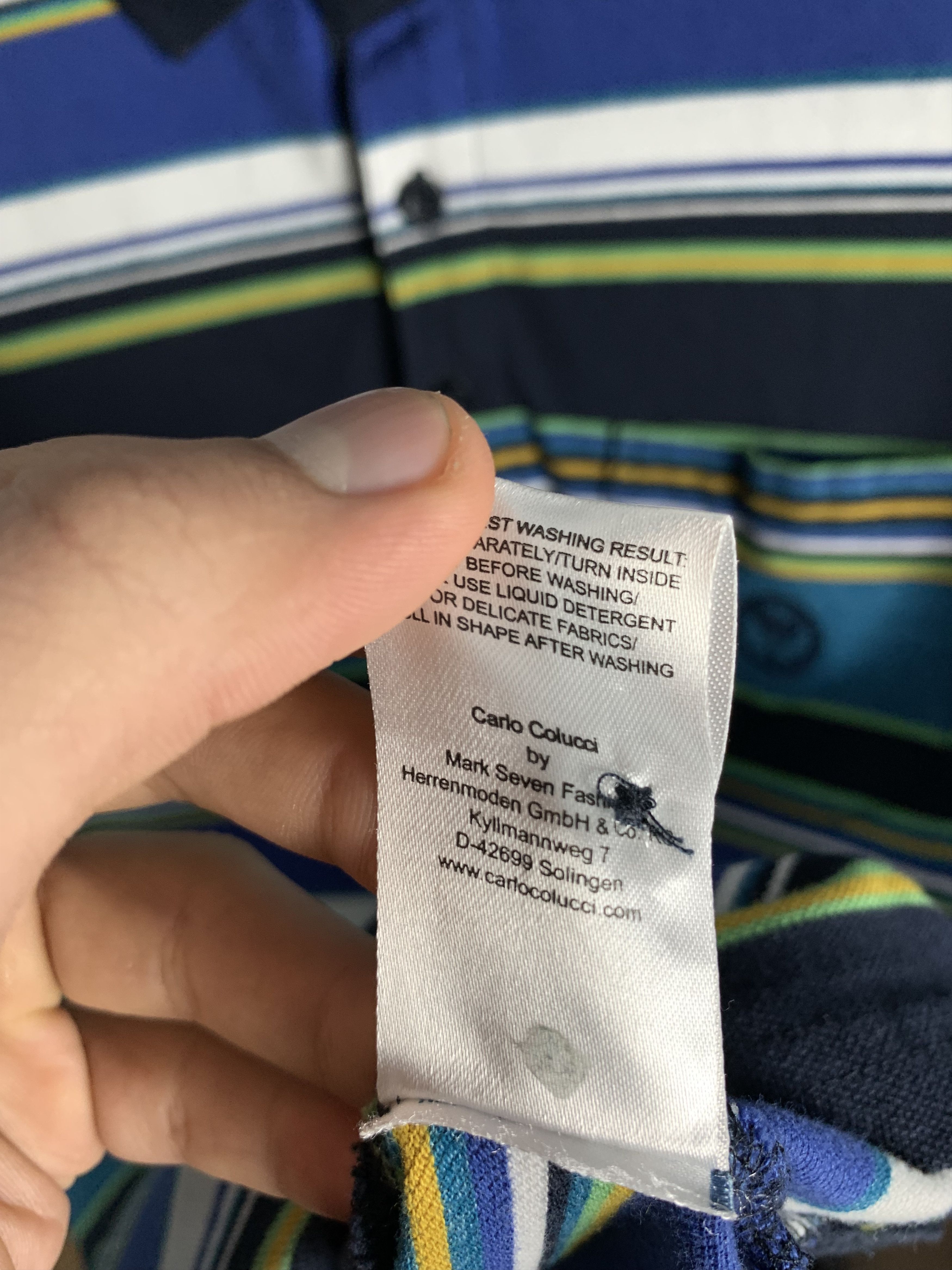 Carlo Colucci × Vintage Carlo Colucci Mens Vintage Polo Shirt Size US L / EU 52-54 / 3 - 6 Thumbnail