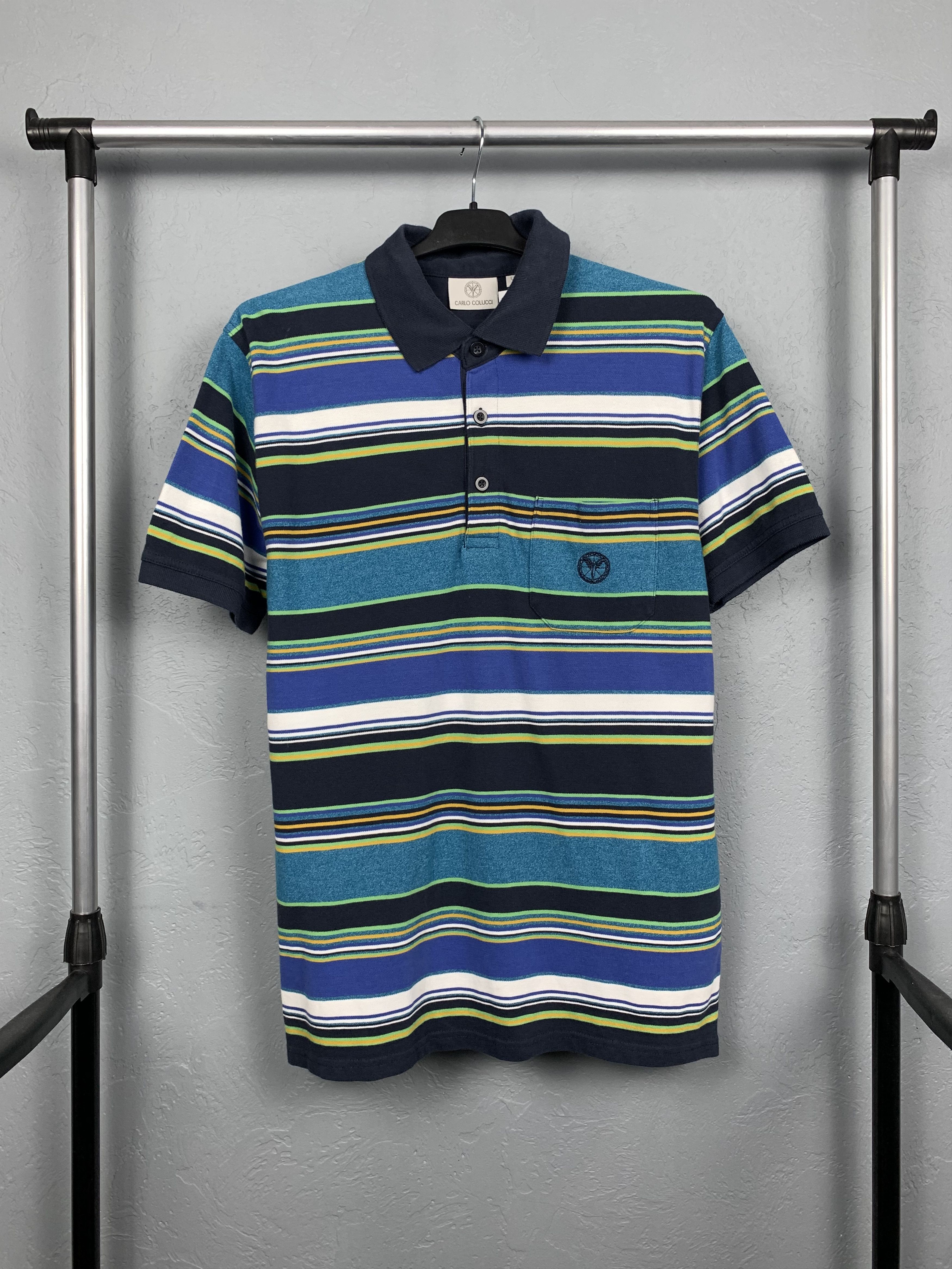 Carlo Colucci × Vintage Carlo Colucci Mens Vintage Polo Shirt Size US L / EU 52-54 / 3 - 1 Thumbnail