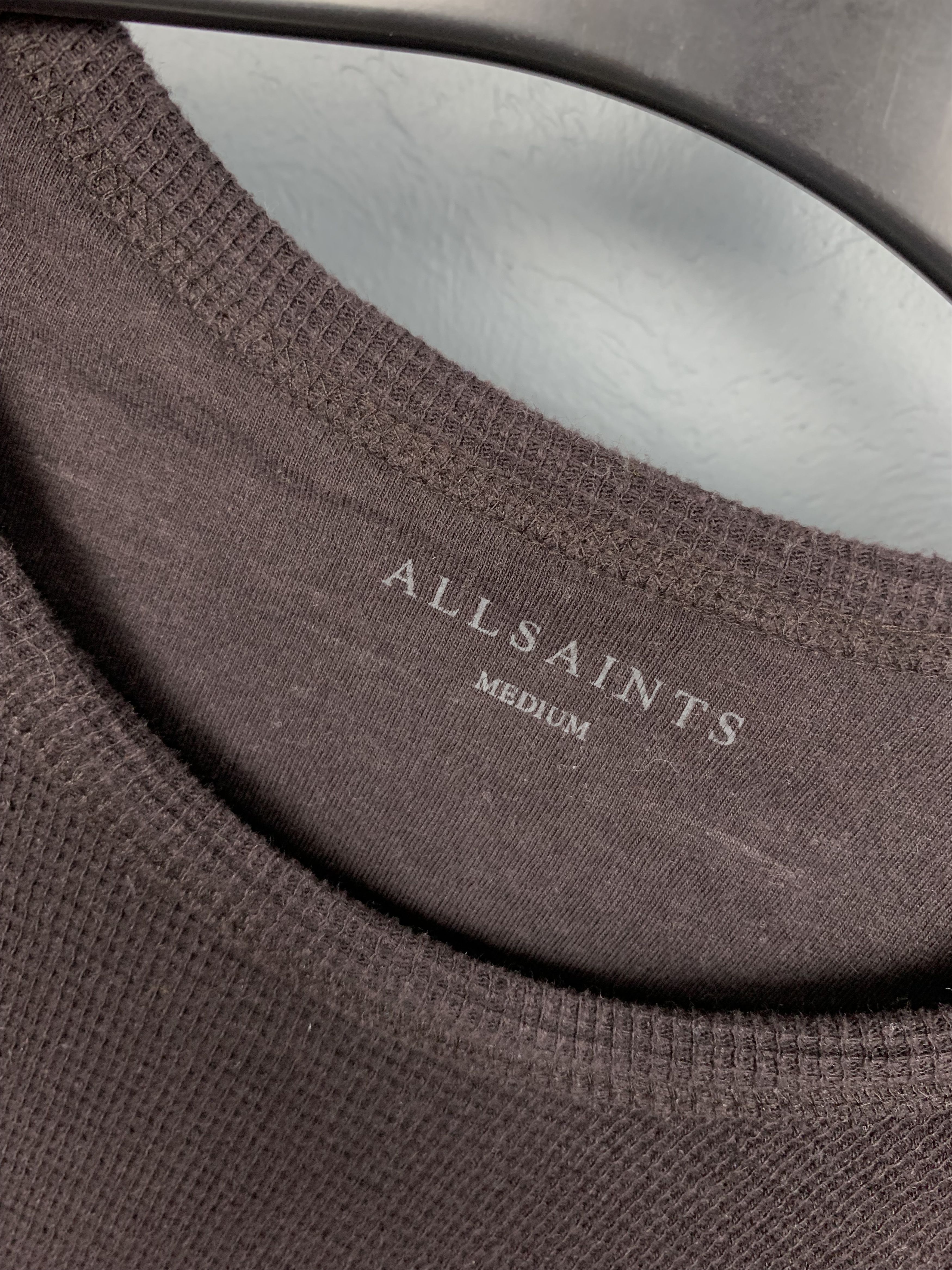 Allsaints Allsaints Mens Clash Crew Neck Long Sleeve T-Shirt Size US M / EU 48-50 / 2 - 3 Thumbnail