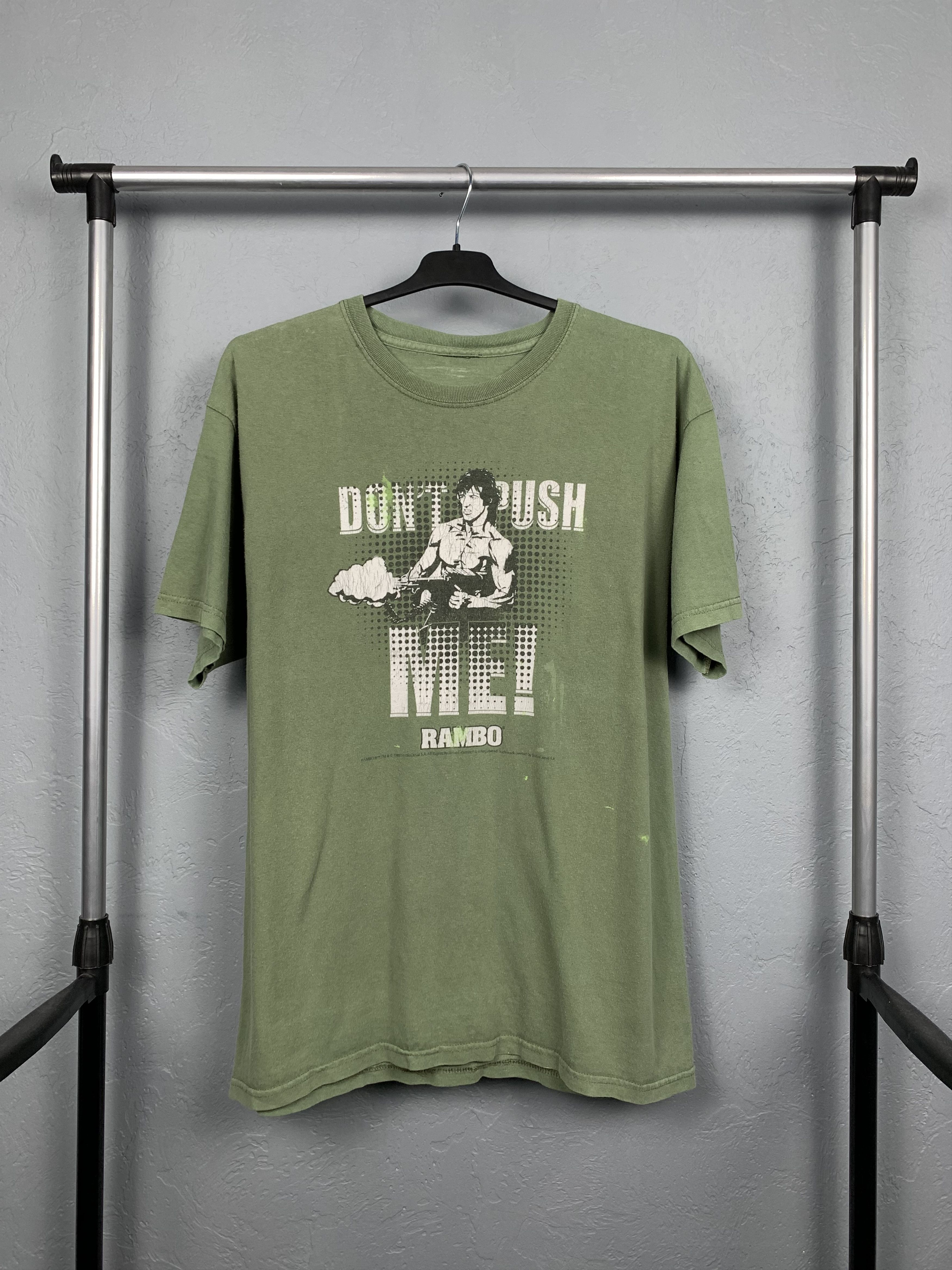 Vintage 1988 Rambo 3 Vintage Faded T-Shirt Promo Tee Stallone Size US L / EU 52-54 / 3 - 1 Thumbnail