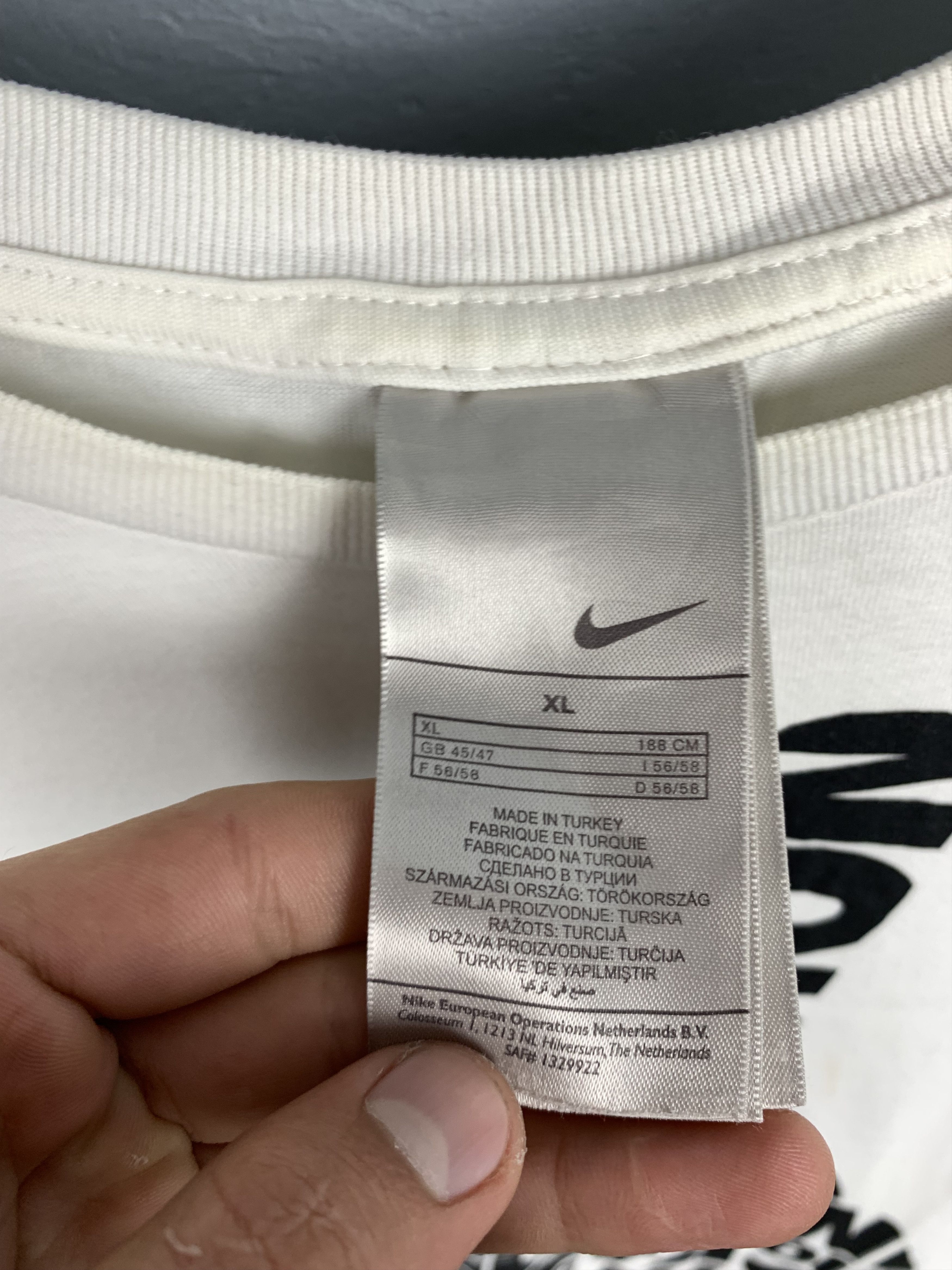 Nike × Vintage Nike Vintage Mens T-Shirt Tee Size US XL / EU 56 / 4 - 4 Thumbnail