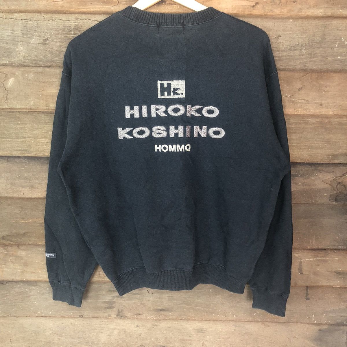 Hiroko Koshino Homme Hiroko Koshino Homme japan Dark blue tag Sweatshirt #3195 Size US M / EU 48-50 / 2 - 3 Thumbnail
