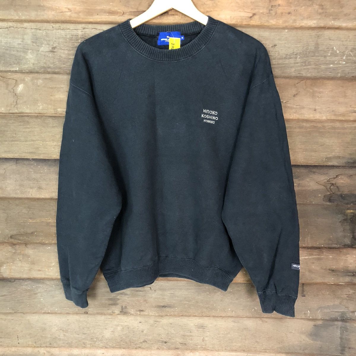 Hiroko Koshino Homme Hiroko Koshino Homme japan Dark blue tag Sweatshirt #3195 Size US M / EU 48-50 / 2 - 9 Thumbnail